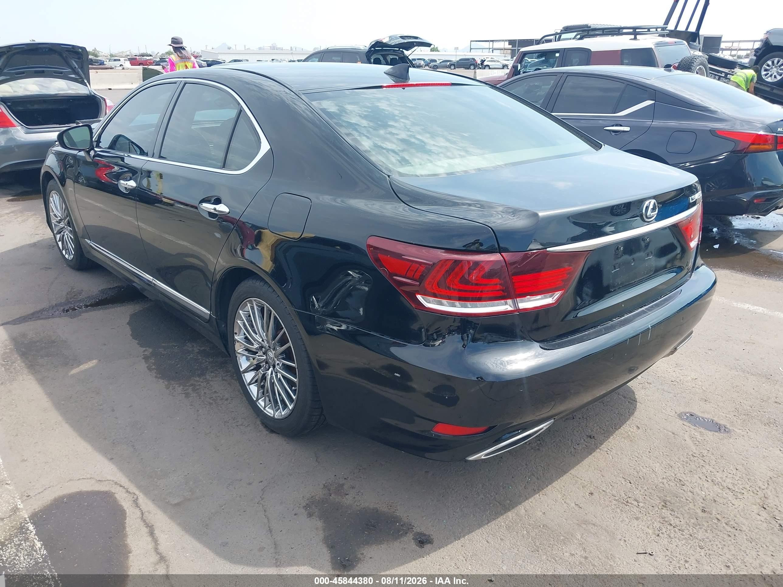 2014 Lexus Ls 460   Black vin: JTHBL5EF3E5125898