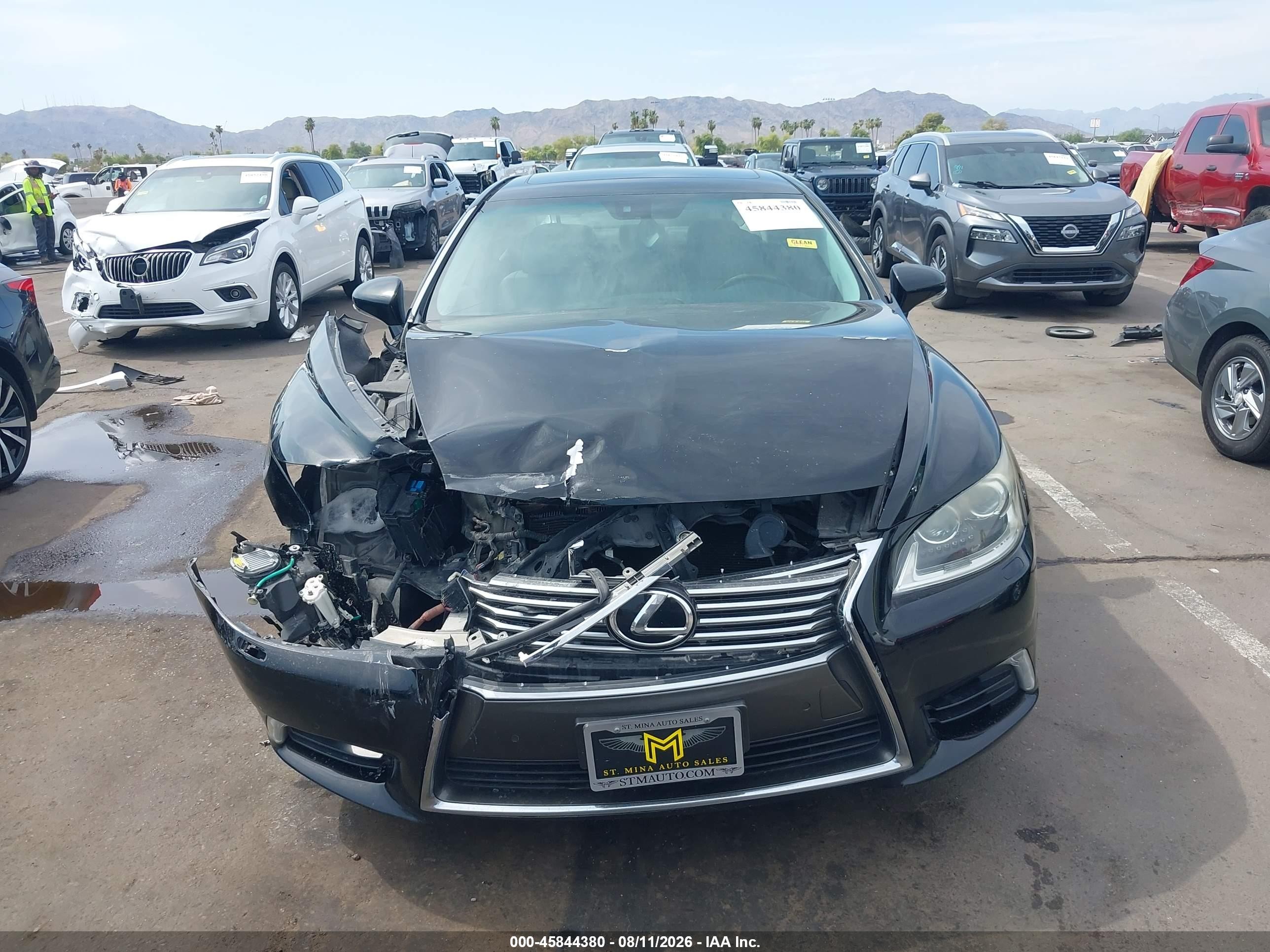 2014 Lexus Ls 460   Black vin: JTHBL5EF3E5125898