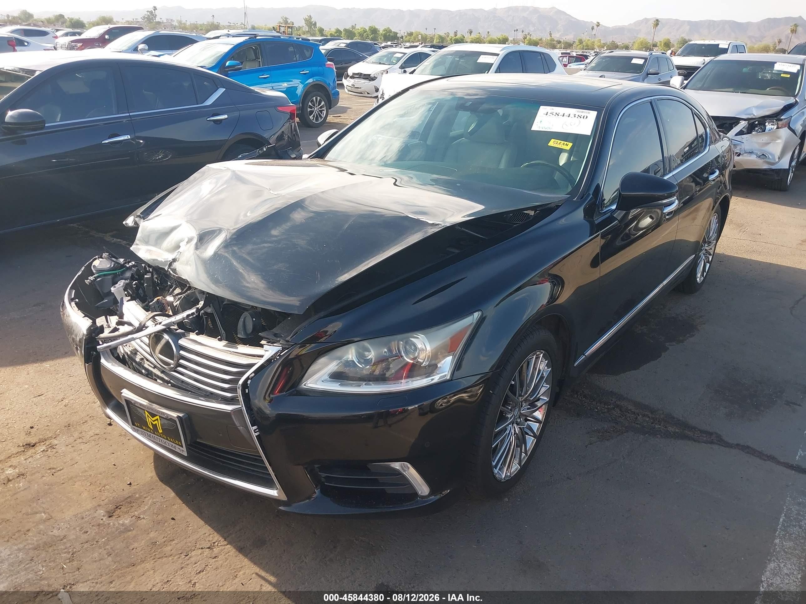 2014 Lexus Ls 460   Black vin: JTHBL5EF3E5125898