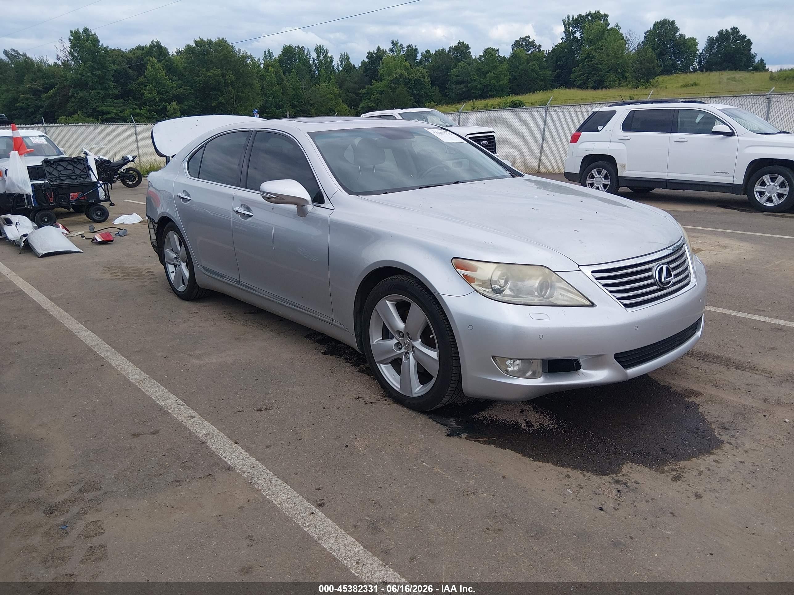 2010 Lexus Ls 460   Gray vin: JTHBL5EF4A5093232