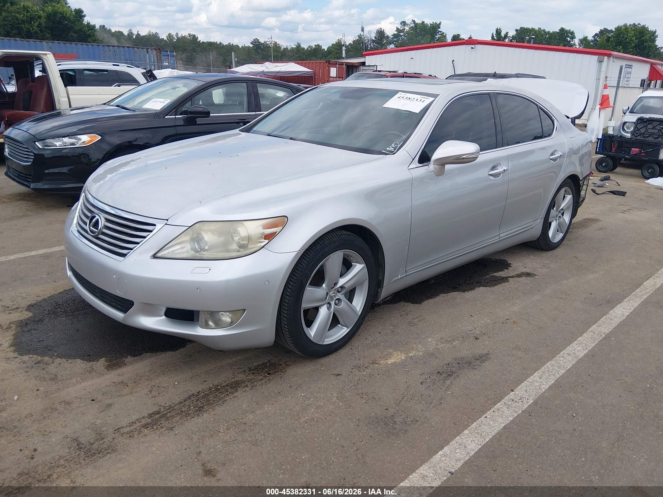 2010 Lexus Ls 460   Gray vin: JTHBL5EF4A5093232