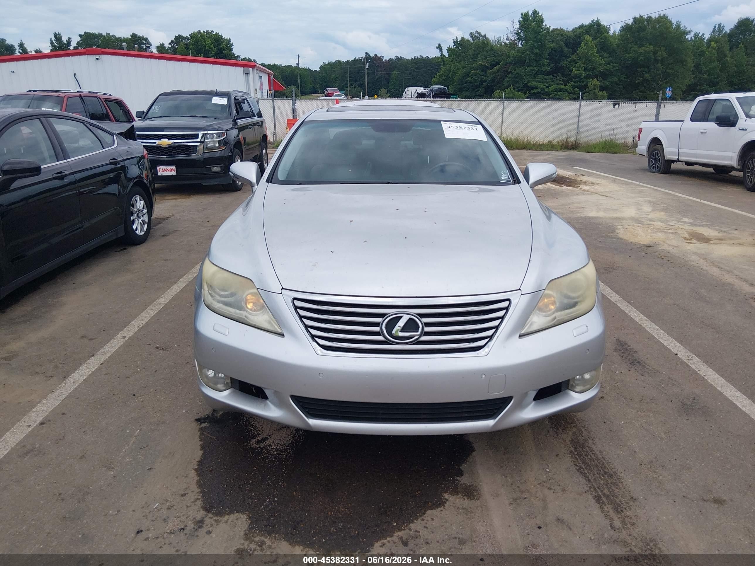 2010 Lexus Ls 460   Gray vin: JTHBL5EF4A5093232