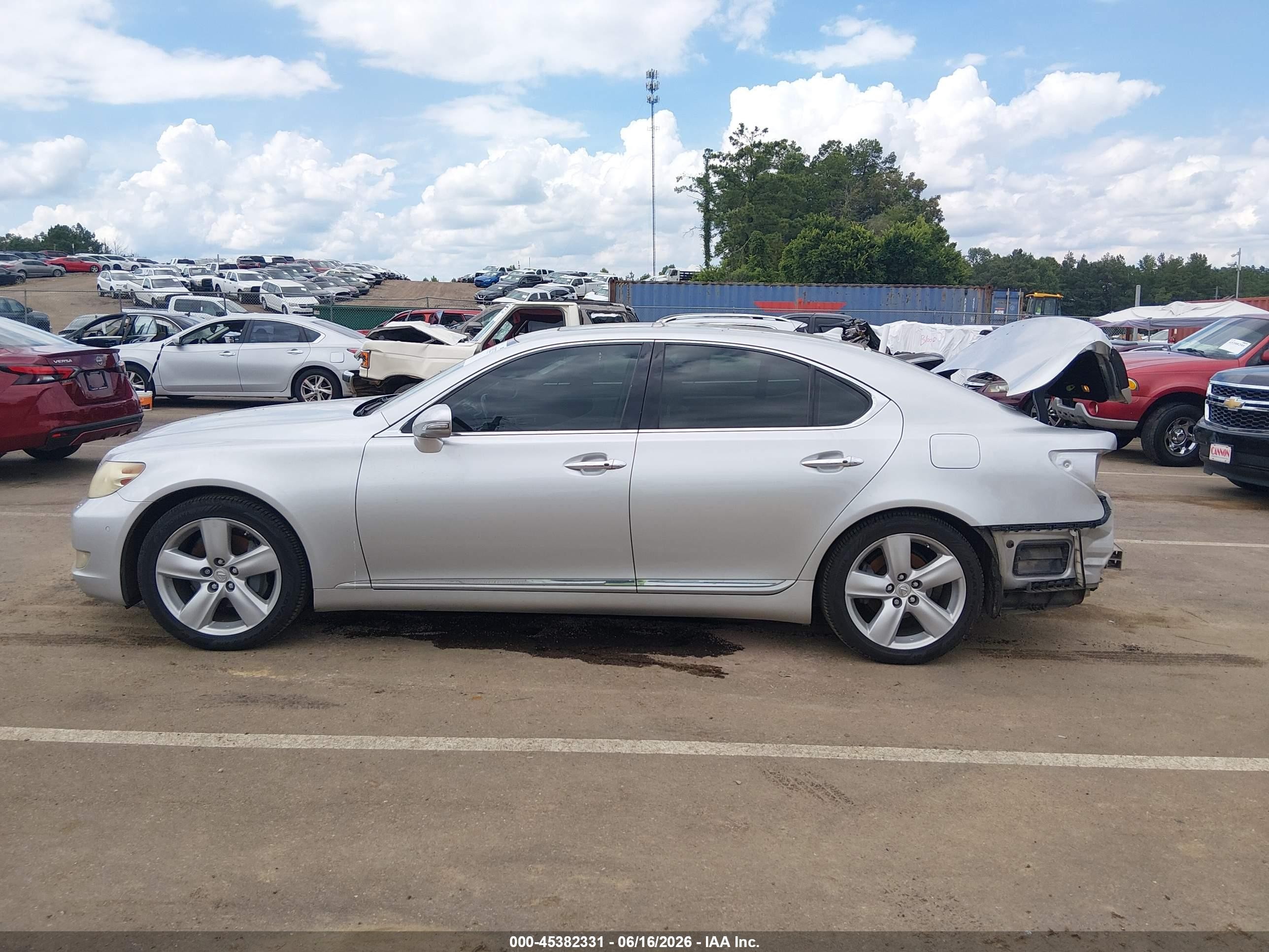 2010 Lexus Ls 460   Gray vin: JTHBL5EF4A5093232