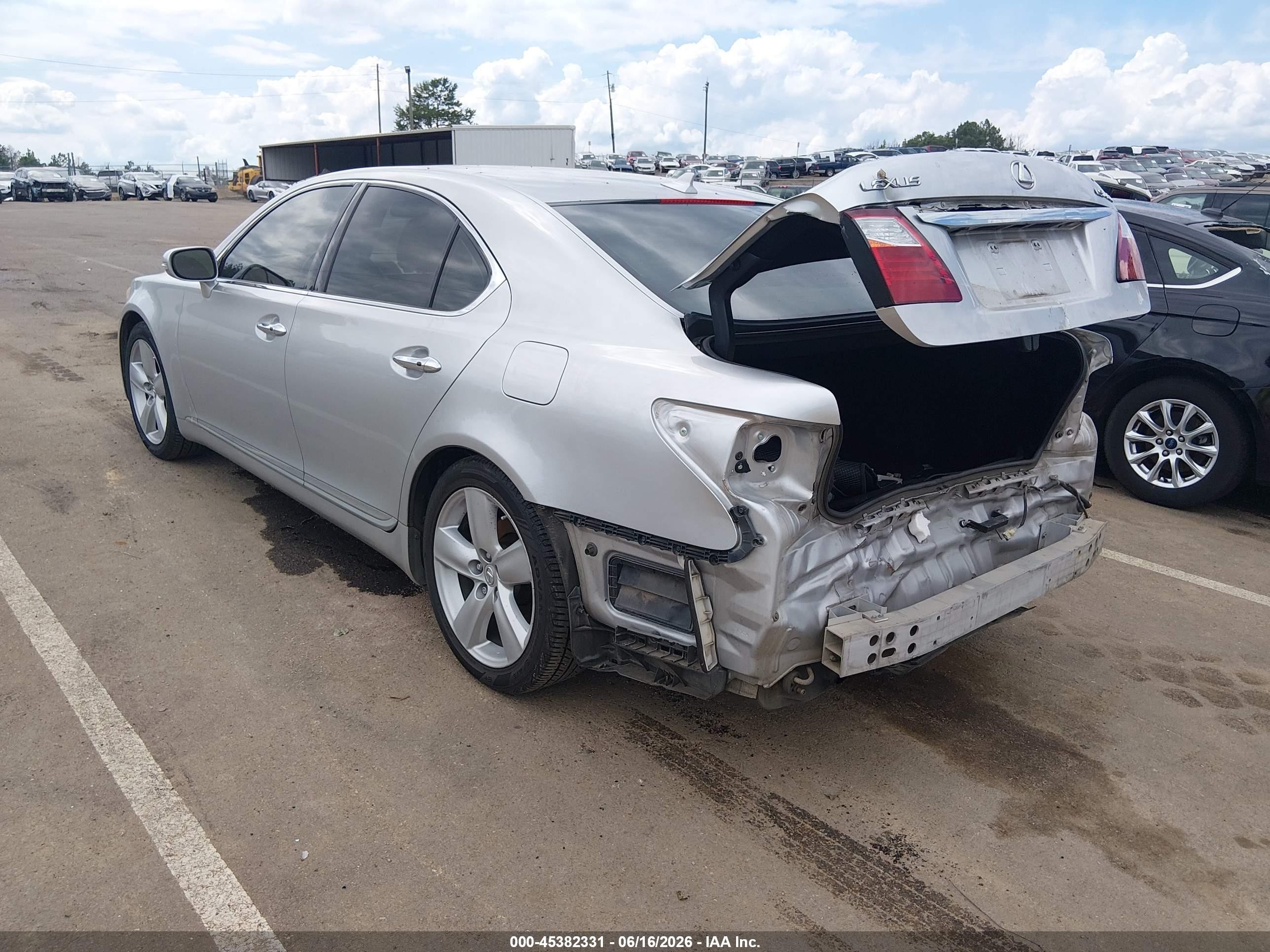 2010 Lexus Ls 460   Gray vin: JTHBL5EF4A5093232