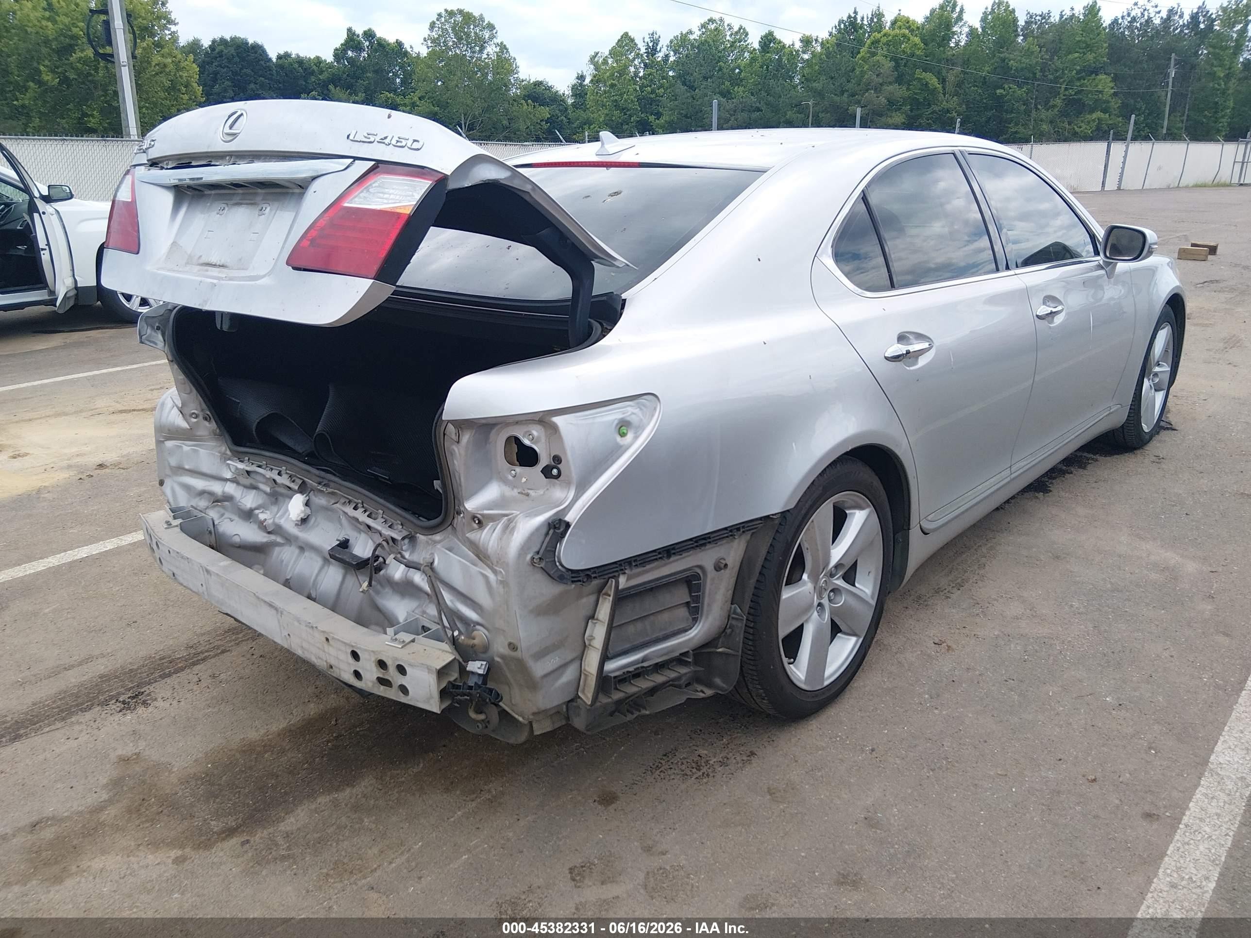 2010 Lexus Ls 460   Gray vin: JTHBL5EF4A5093232