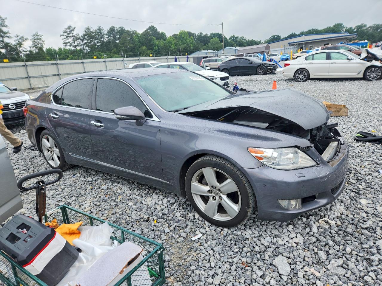 2012 Lexus Ls 460 Gray vin: JTHBL5EF4C5111215