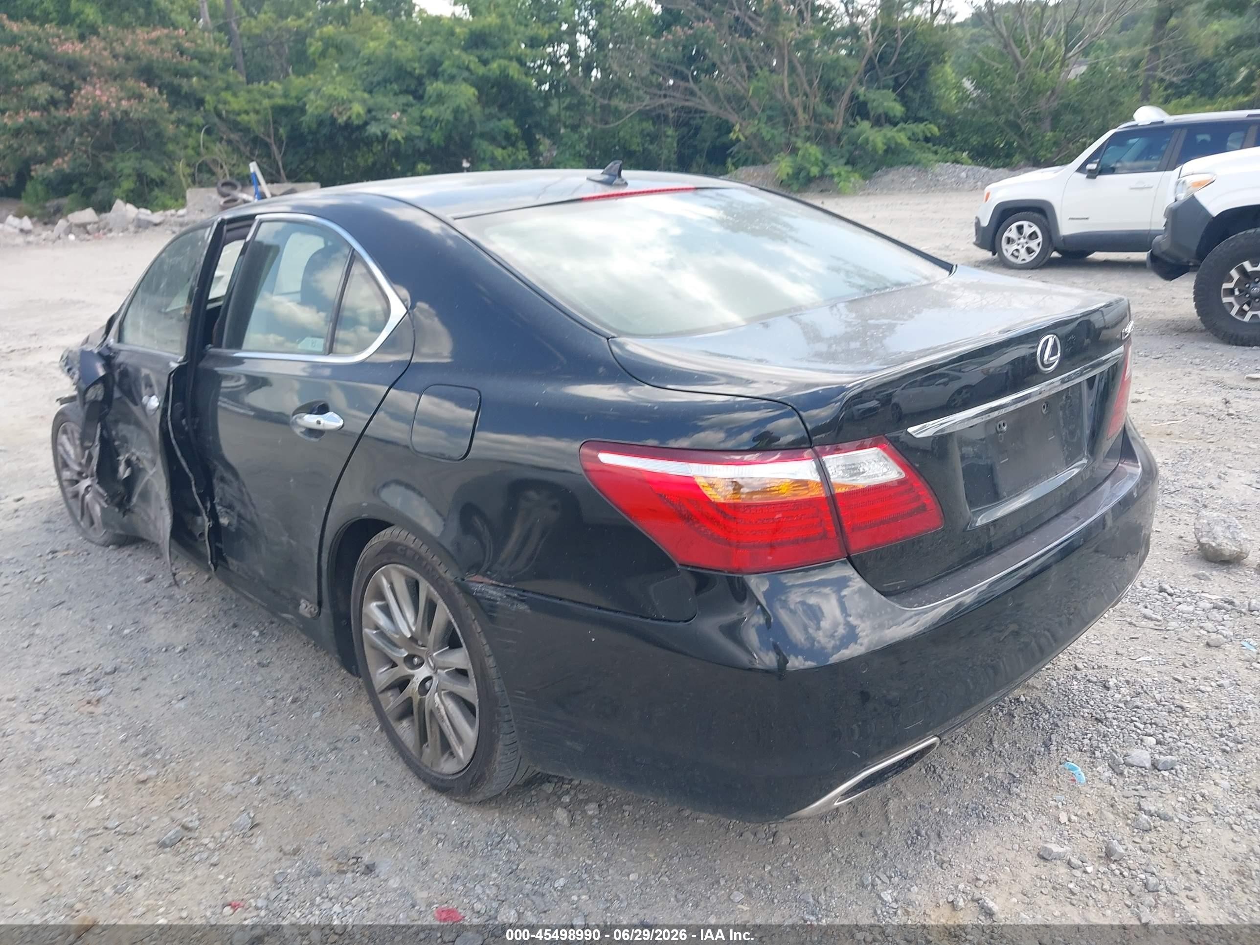2012 Lexus Ls 460   Черный vin: JTHBL5EF4C5111585