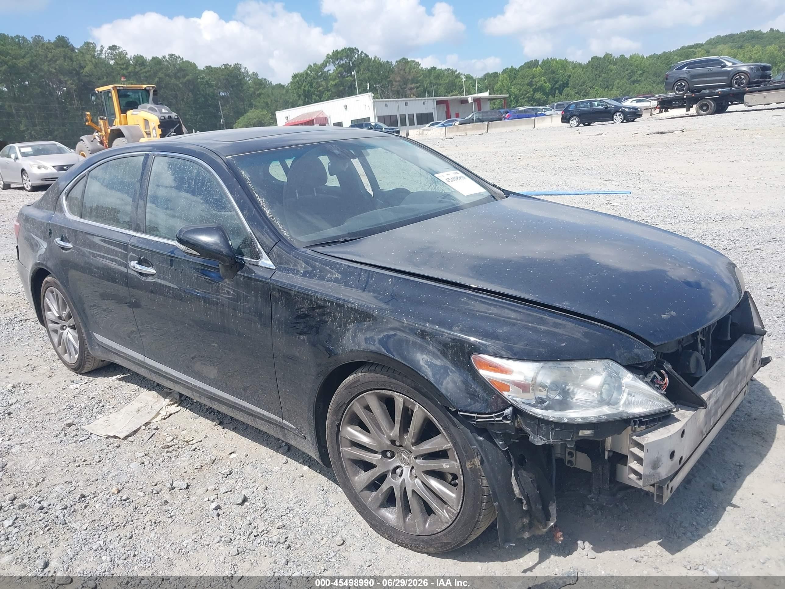 2012 Lexus Ls 460   Черный vin: JTHBL5EF4C5111585