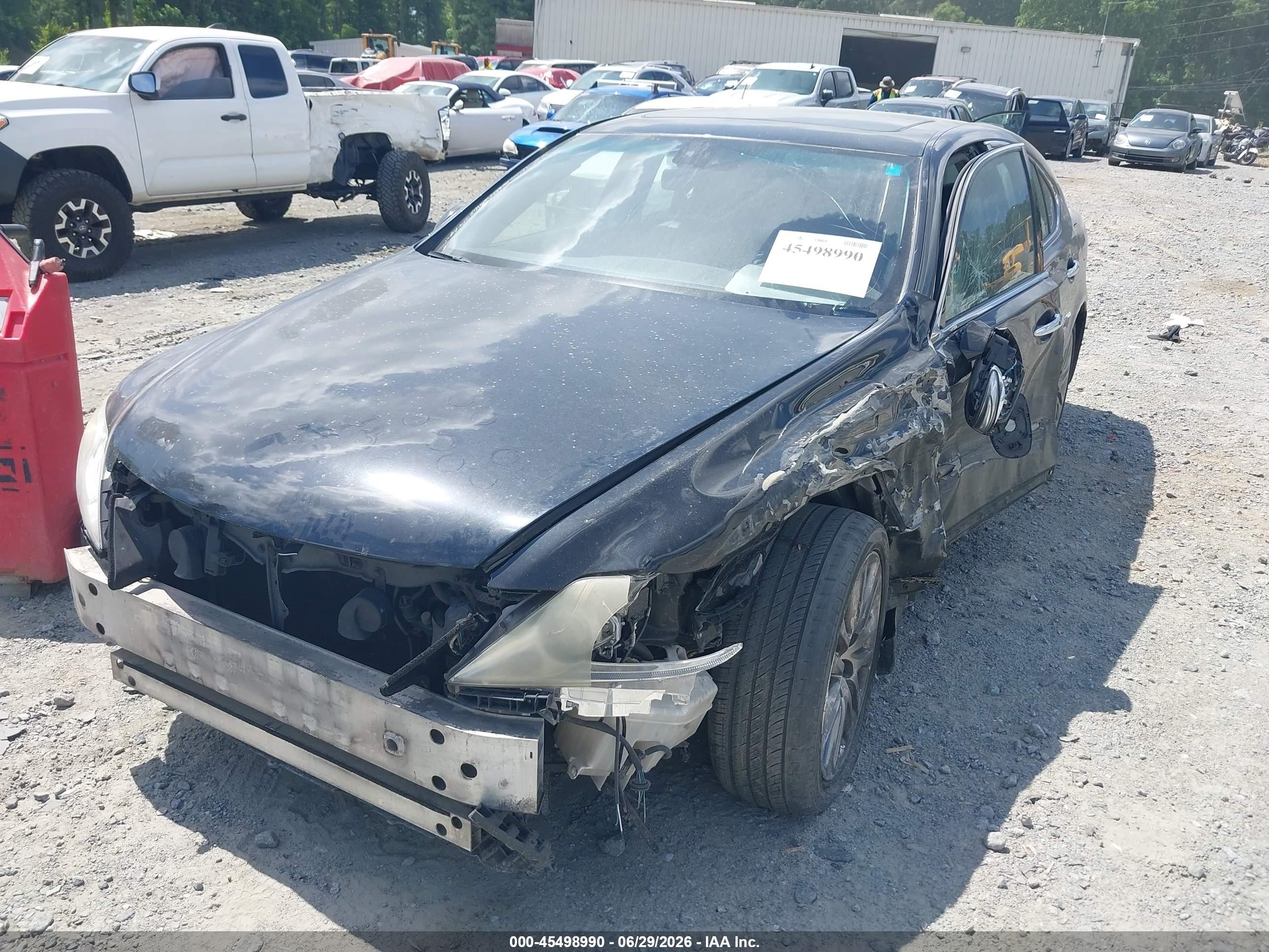 2012 Lexus Ls 460   Черный vin: JTHBL5EF4C5111585