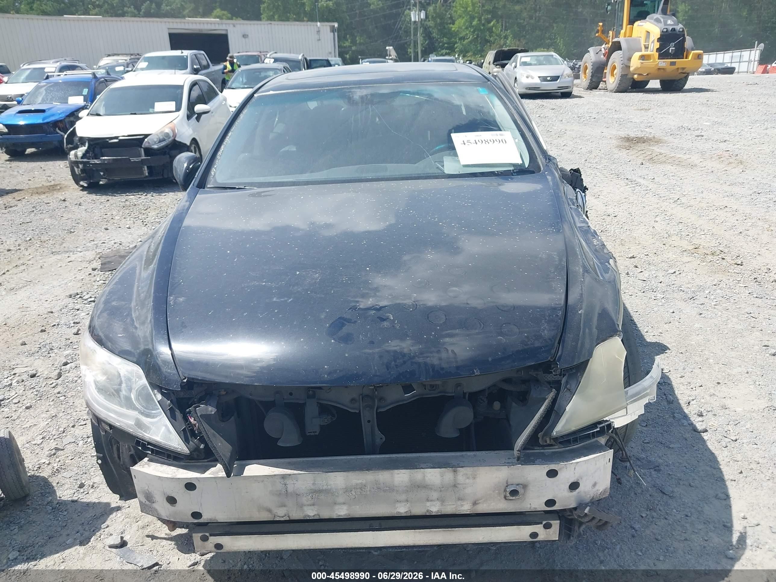 2012 Lexus Ls 460   Черный vin: JTHBL5EF4C5111585