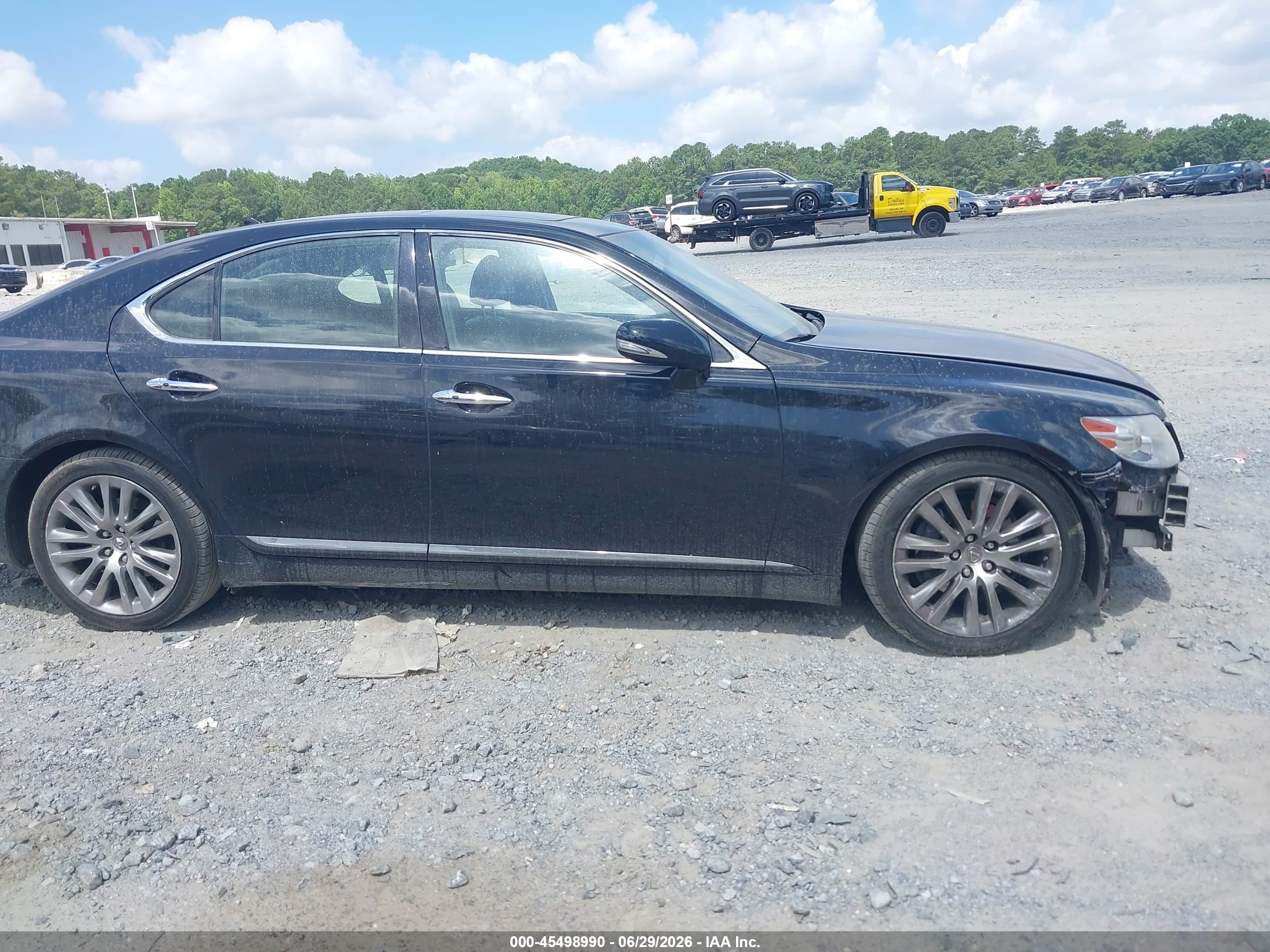 2012 Lexus Ls 460   Черный vin: JTHBL5EF4C5111585