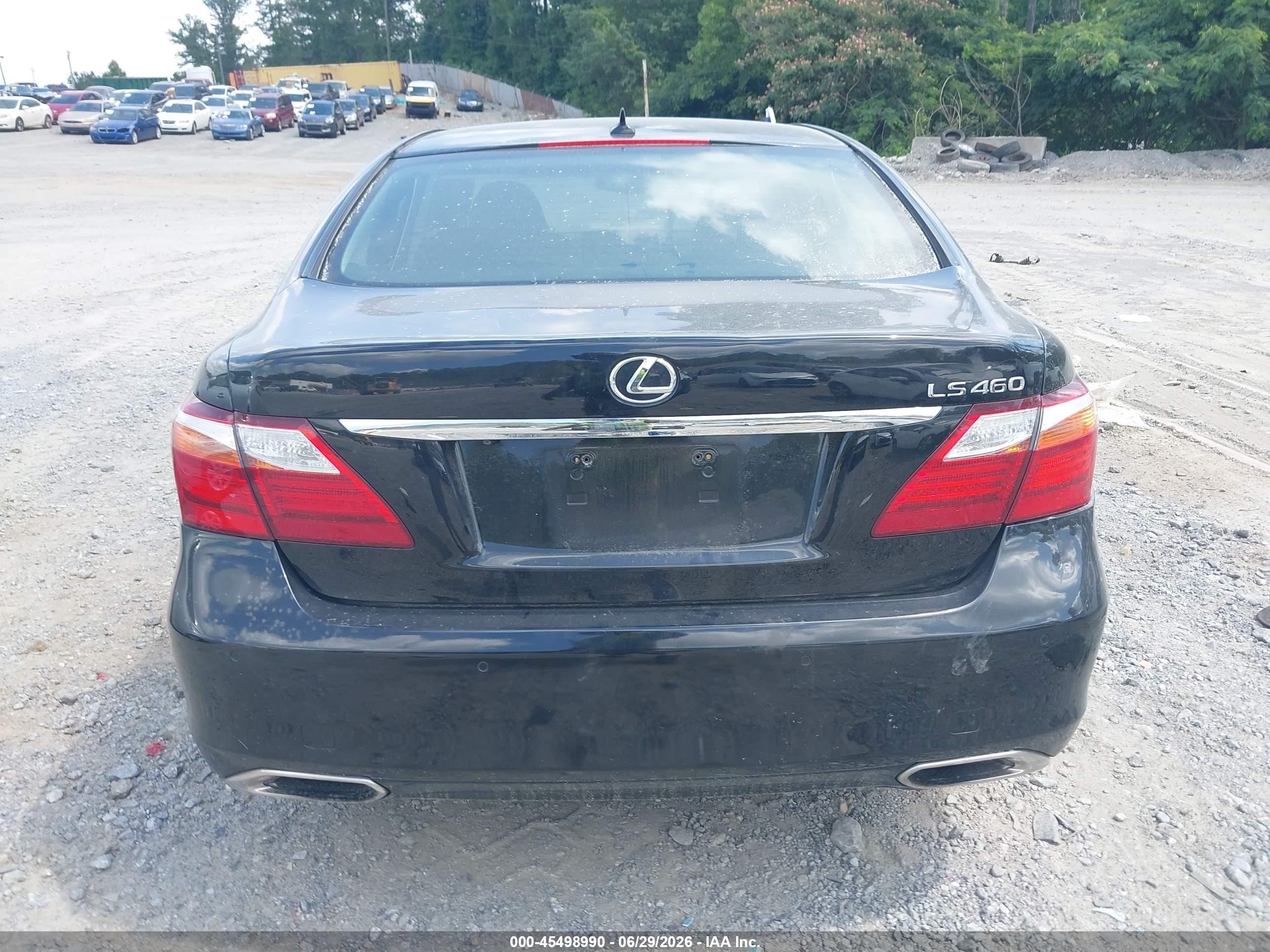 2012 Lexus Ls 460   Черный vin: JTHBL5EF4C5111585