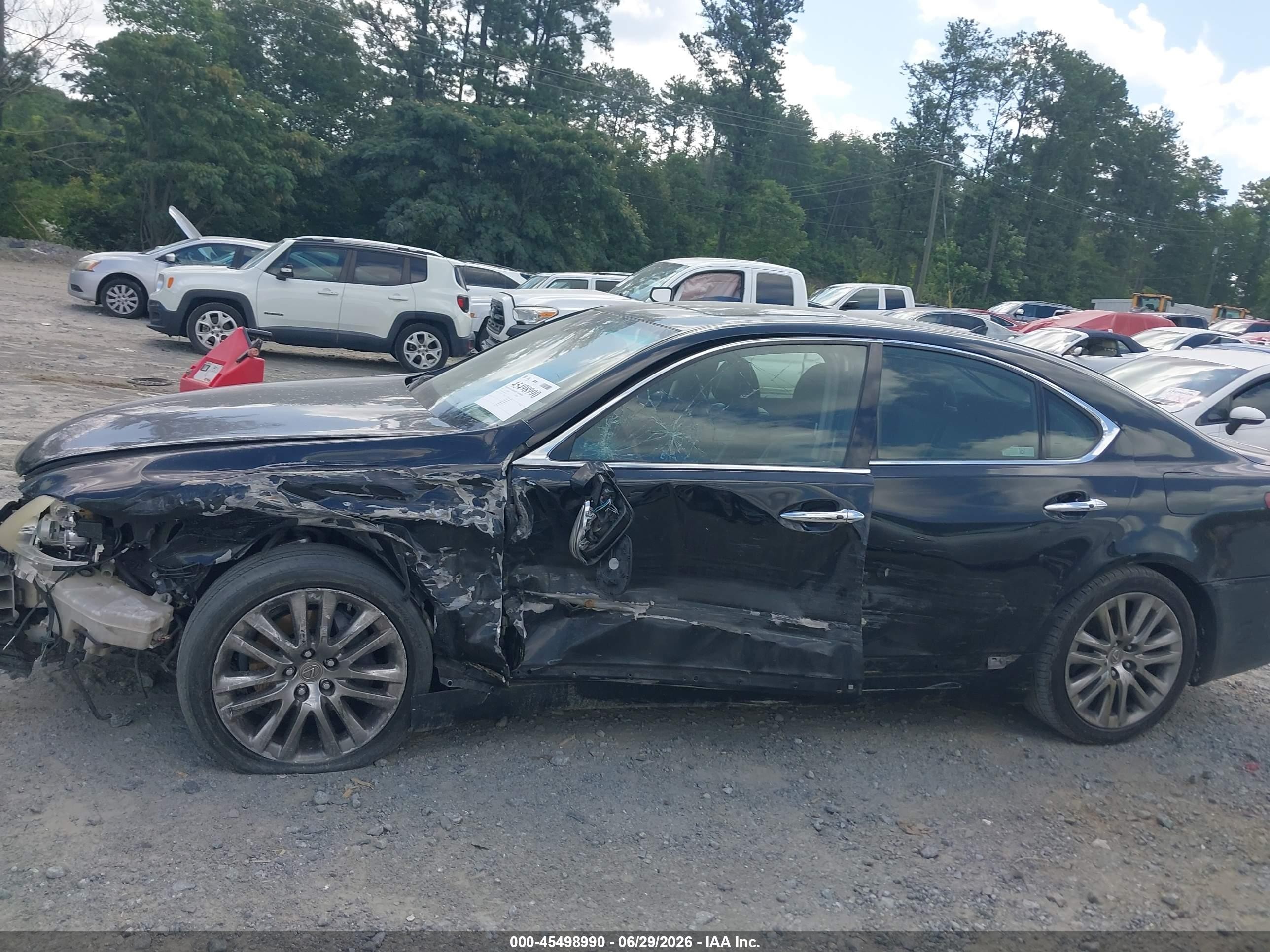 2012 Lexus Ls 460   Черный vin: JTHBL5EF4C5111585