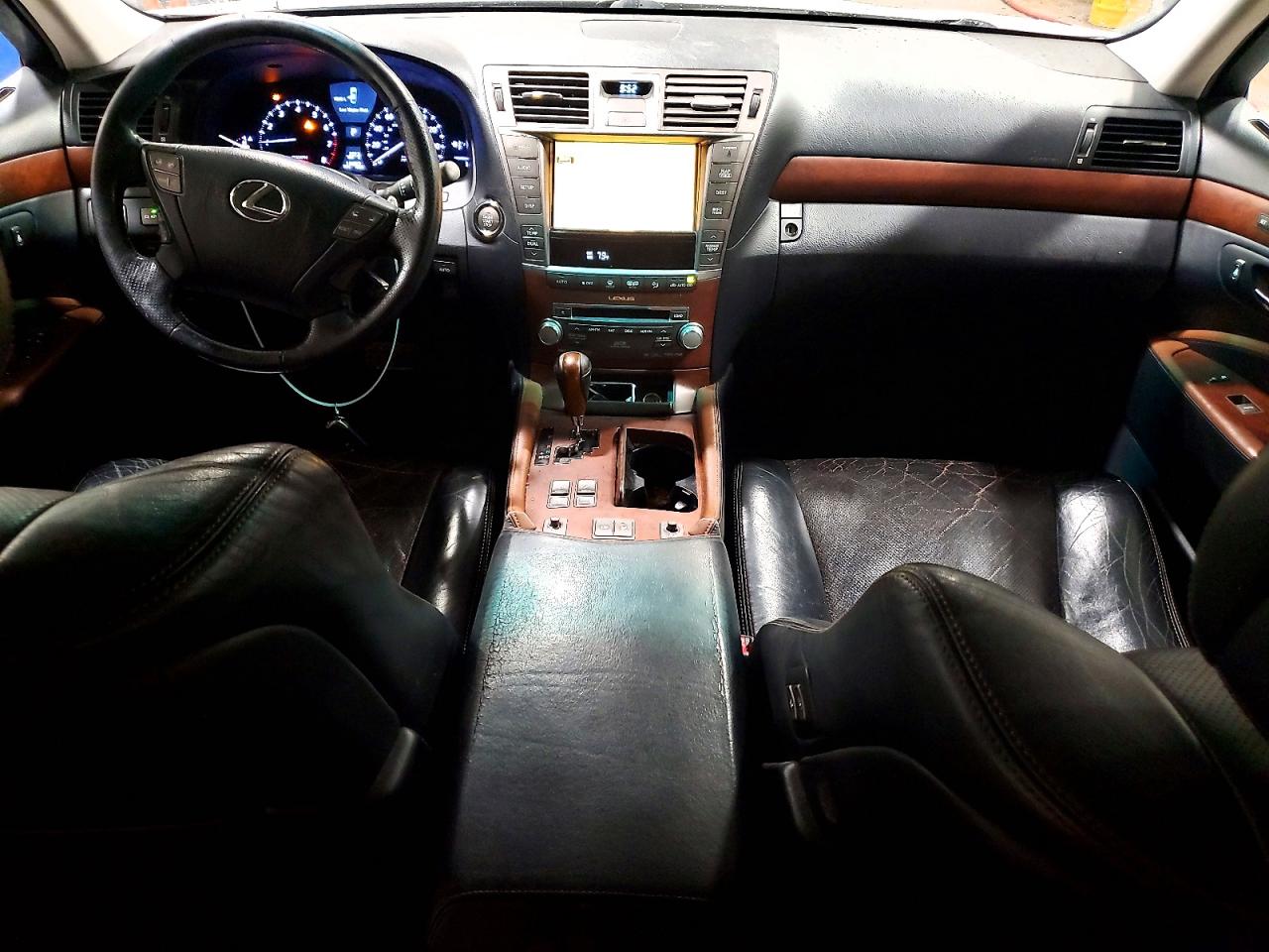 2012 Lexus Ls 460 White vin: JTHBL5EF4C5112302