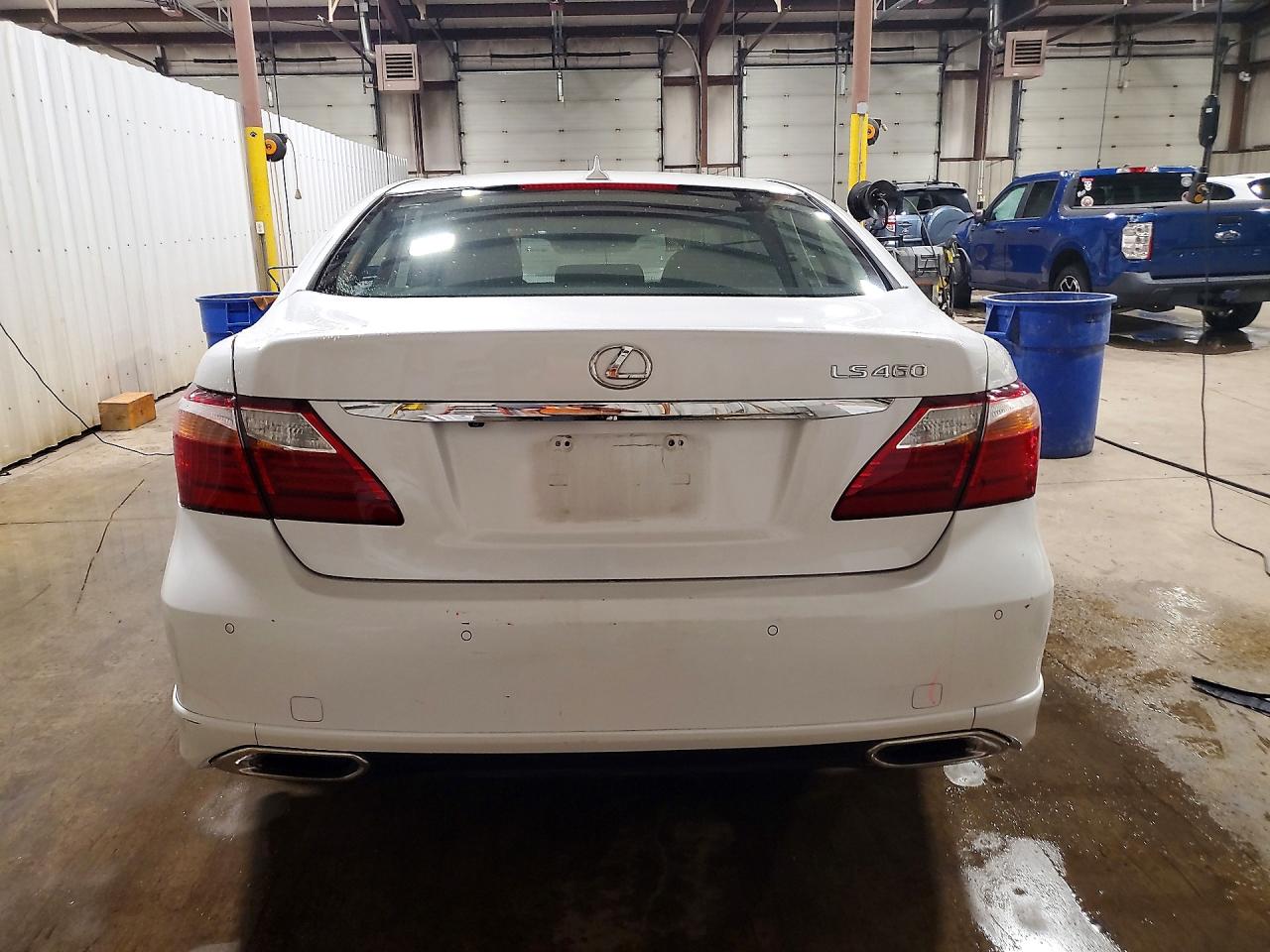 2012 Lexus Ls 460 White vin: JTHBL5EF4C5112302