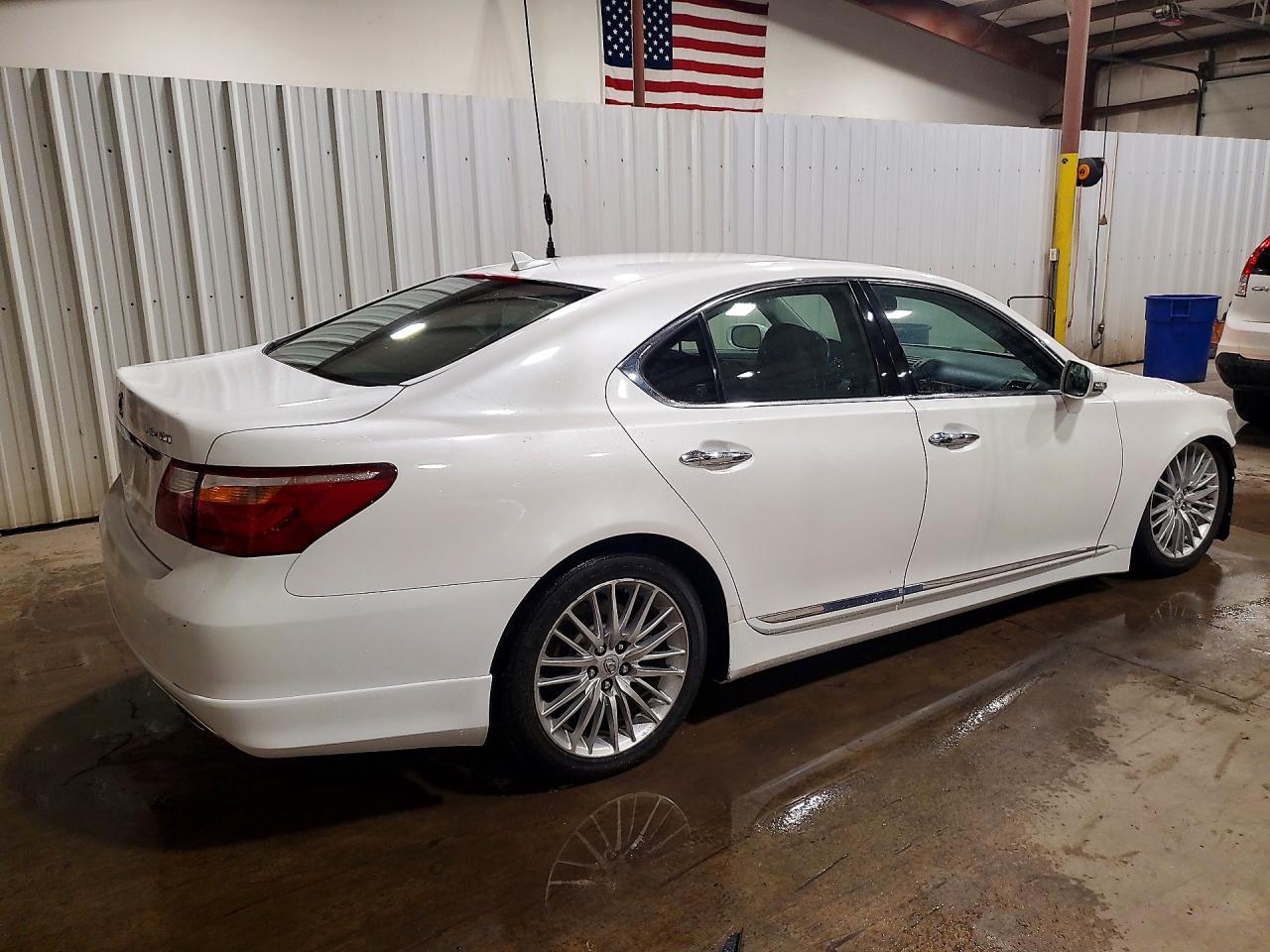 2012 Lexus Ls 460 White vin: JTHBL5EF4C5112302