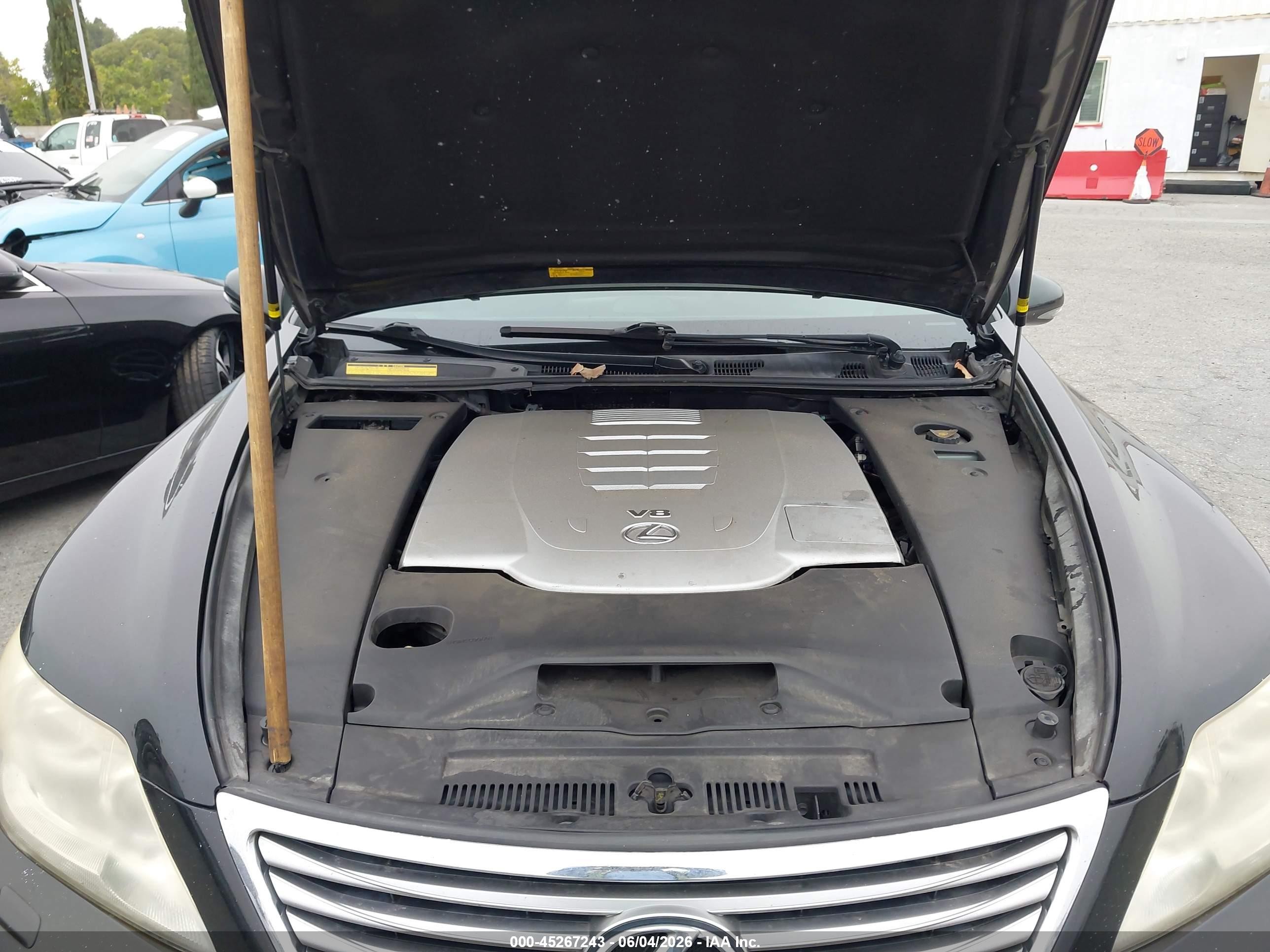 2012 Lexus Ls 460   Black vin: JTHBL5EF4C5112817