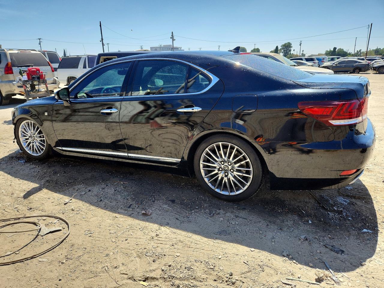 2013 Lexus Ls 460 Black vin: JTHBL5EF4D5120501