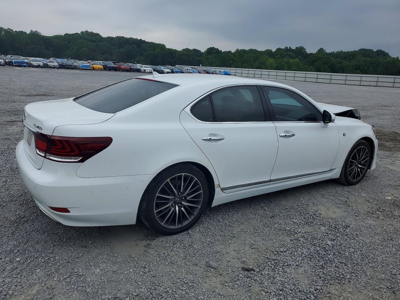 2013 Lexus Ls 460 Белый vin: JTHBL5EF4D5121762