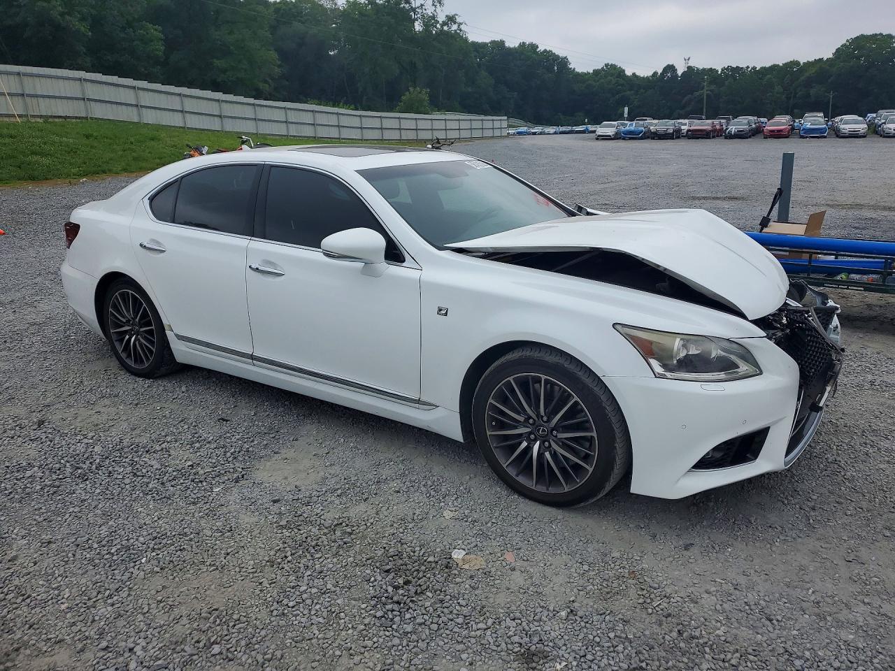 2013 Lexus Ls 460 Белый vin: JTHBL5EF4D5121762