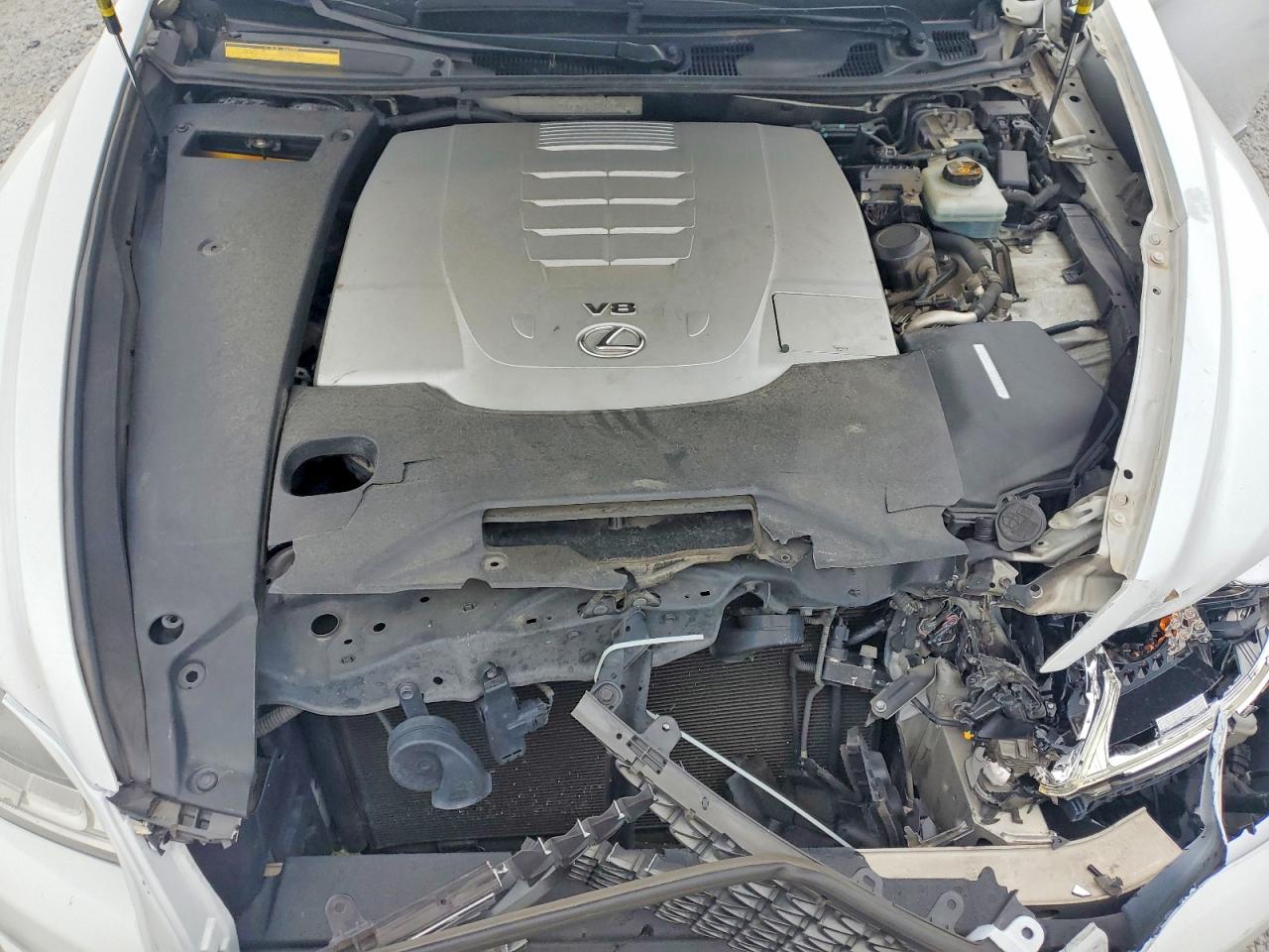 2013 Lexus Ls 460 Белый vin: JTHBL5EF4D5121762