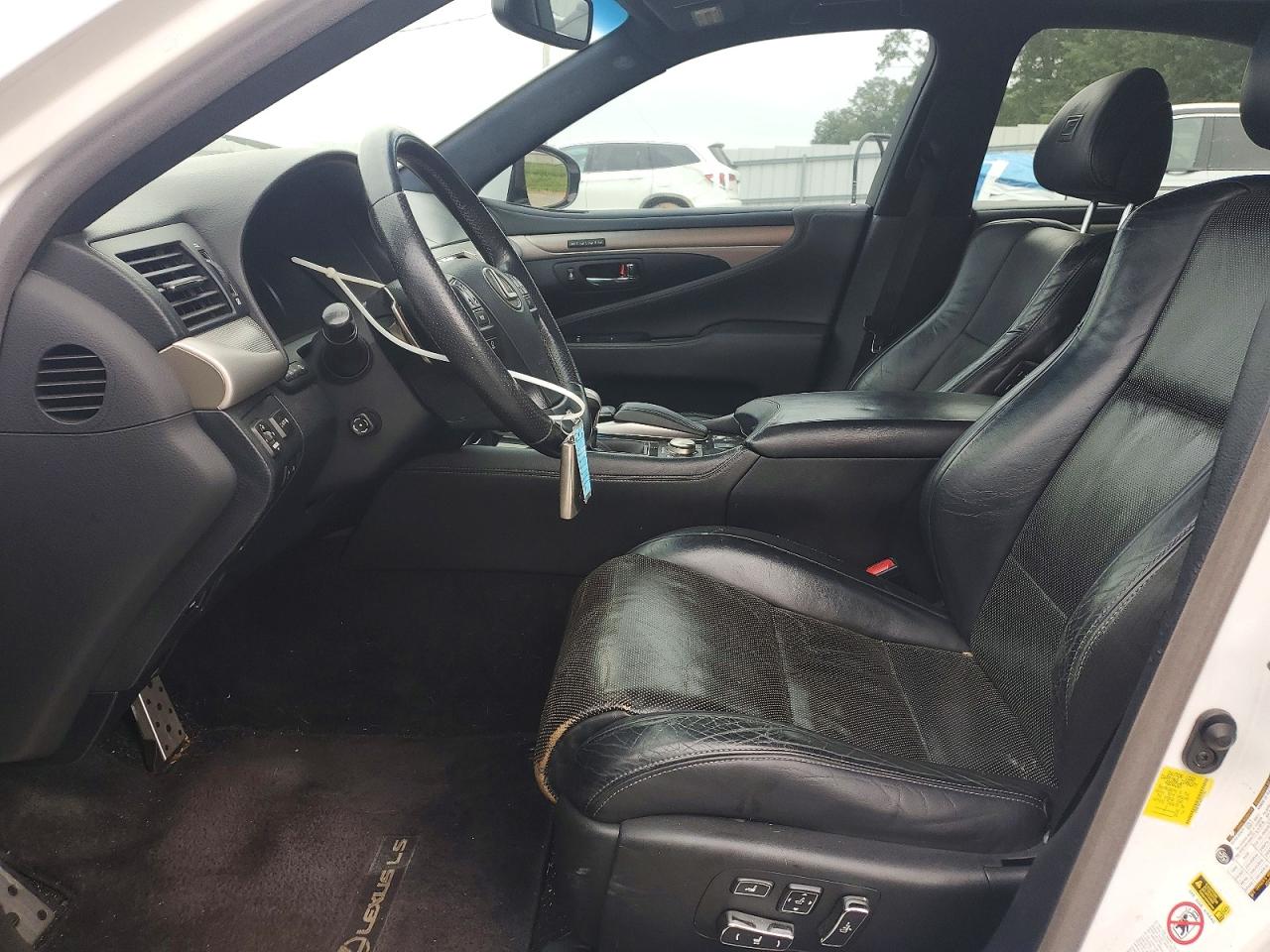 2013 Lexus Ls 460 Белый vin: JTHBL5EF4D5121762