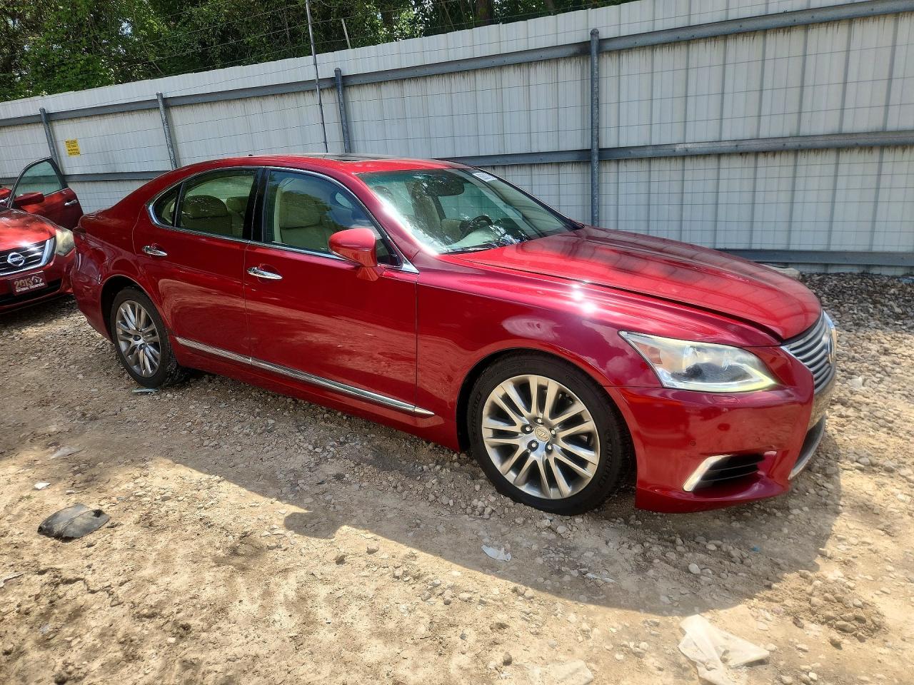 2013 Lexus Ls 460 Red vin: JTHBL5EF4D5123480