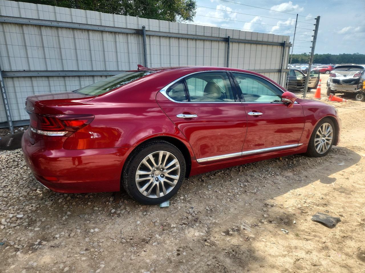 2013 Lexus Ls 460 Red vin: JTHBL5EF4D5123480