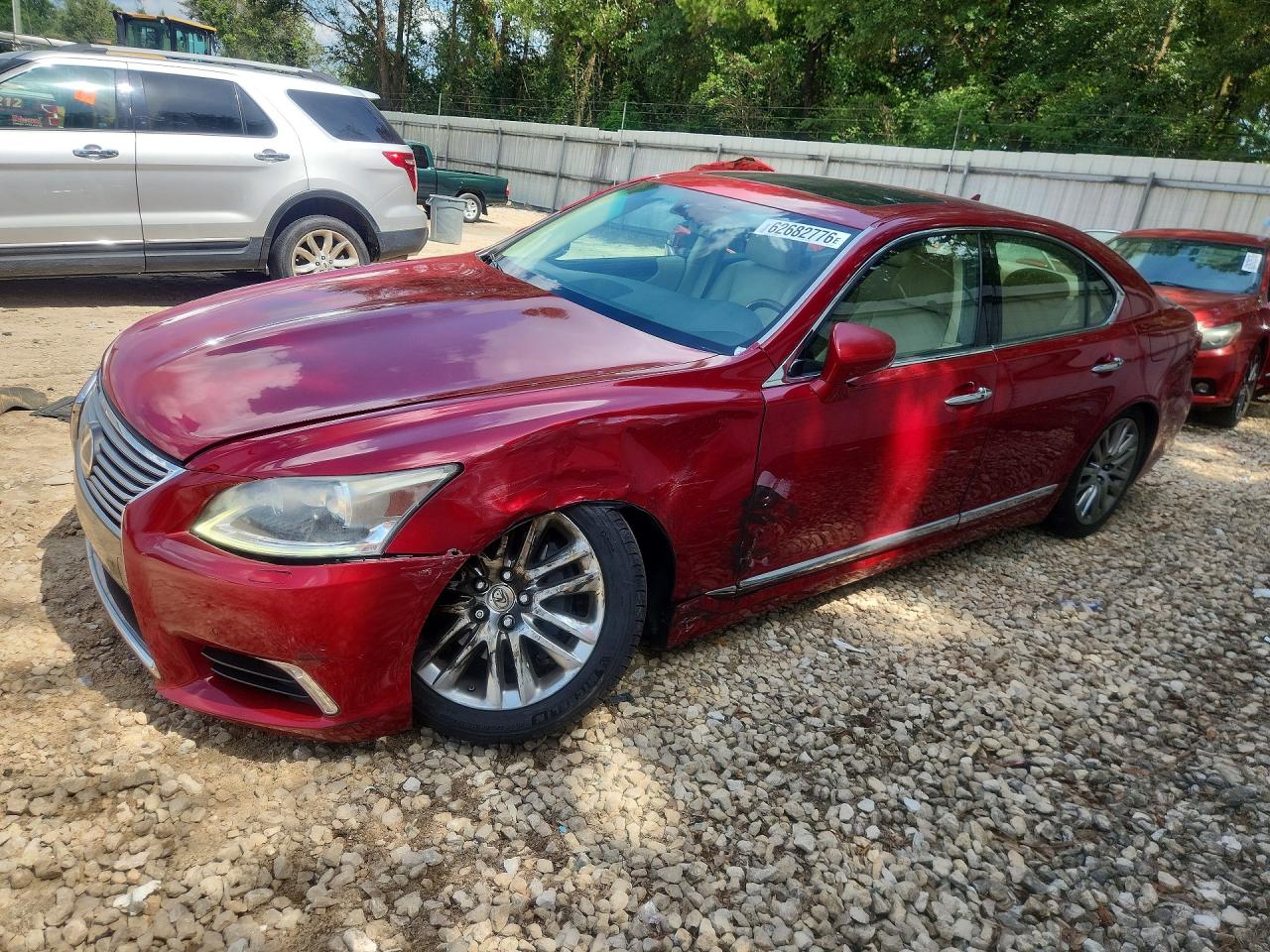 2013 Lexus Ls 460 Red vin: JTHBL5EF4D5123480
