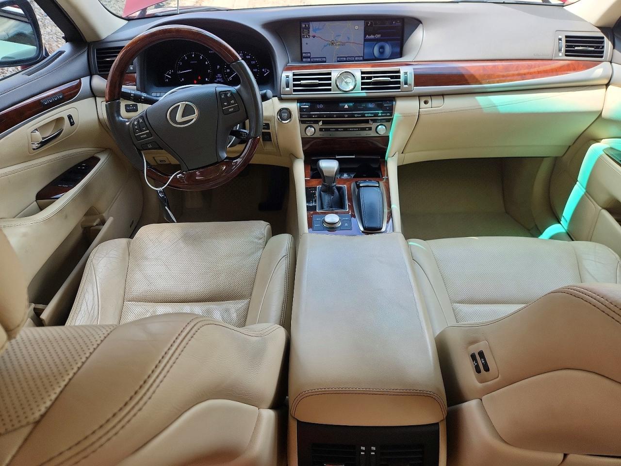 2013 Lexus Ls 460 Red vin: JTHBL5EF4D5123480