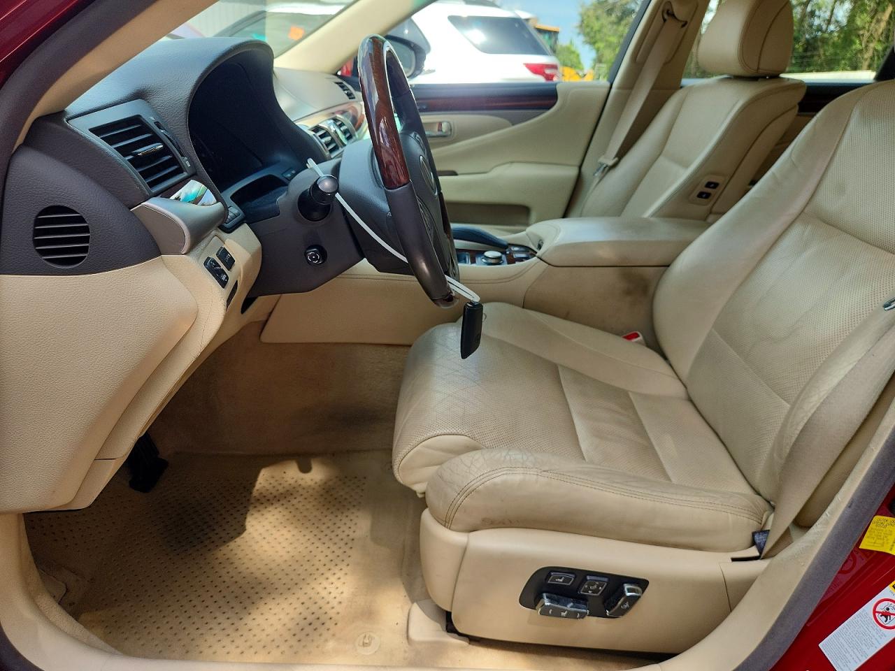 2013 Lexus Ls 460 Red vin: JTHBL5EF4D5123480