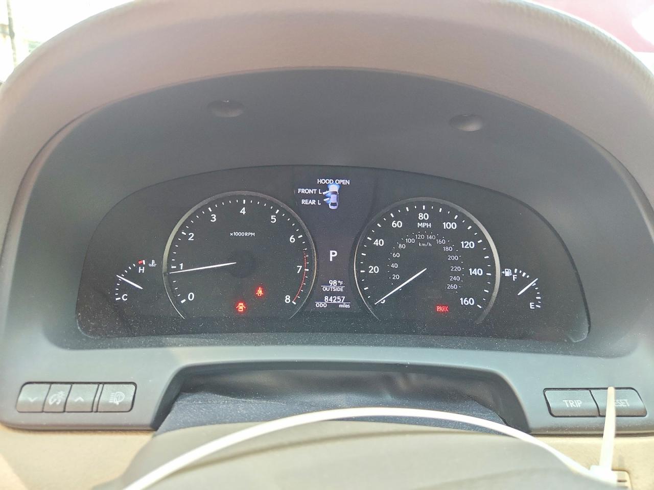 2013 Lexus Ls 460 Red vin: JTHBL5EF4D5123480