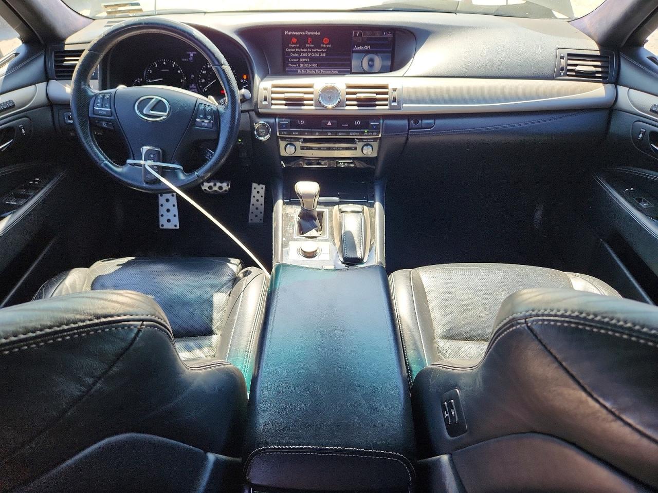 2014 Lexus Ls 460 Black vin: JTHBL5EF4E5128115