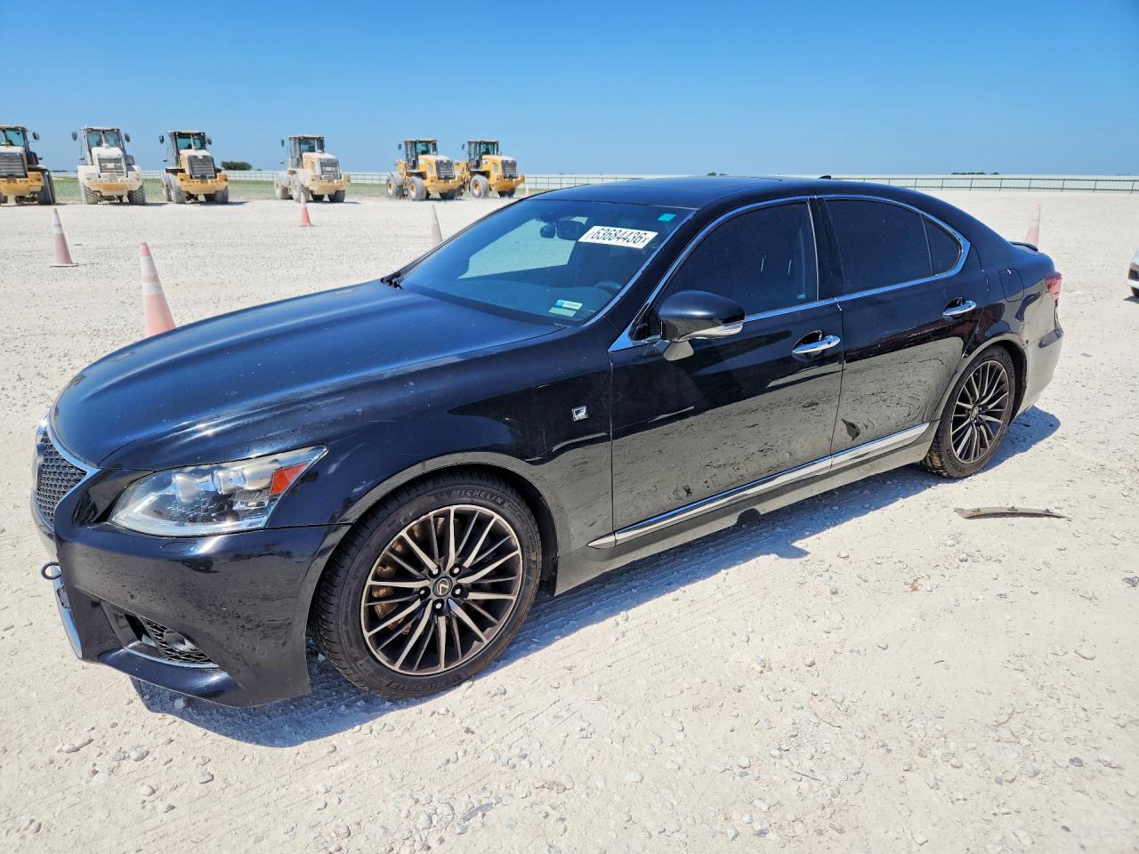 2014 Lexus Ls 460 Black vin: JTHBL5EF4E5128115
