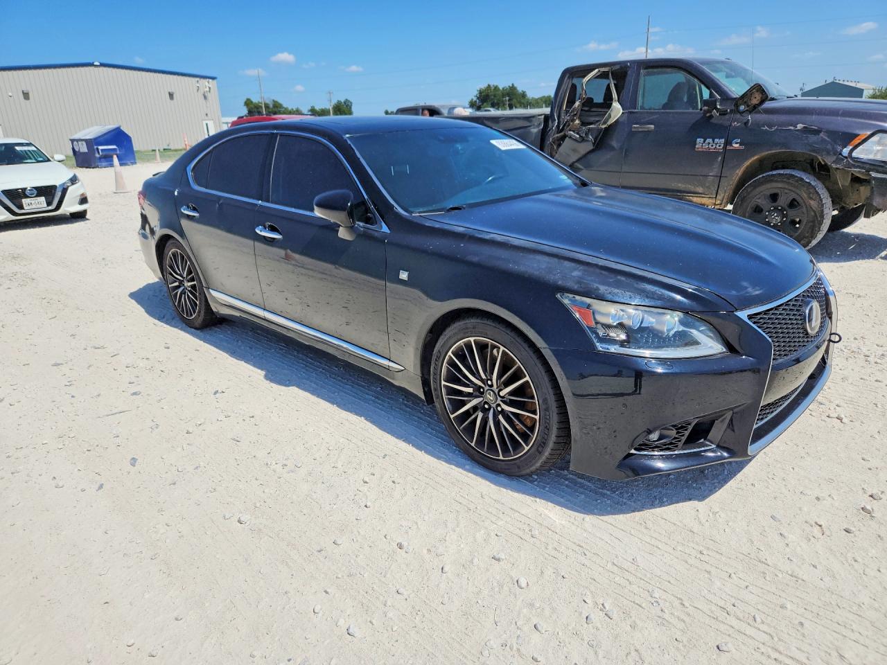 2014 Lexus Ls 460 Black vin: JTHBL5EF4E5128115
