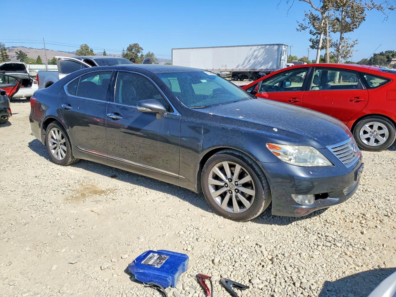2010 Lexus Ls 460 Base Серый vin: JTHBL5EF5A5096608