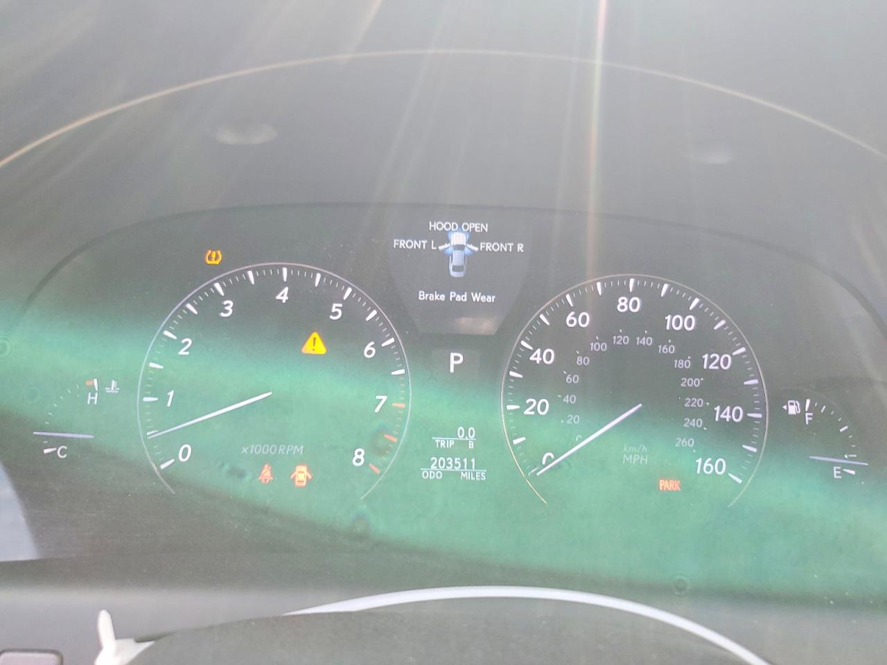 2010 Lexus Ls 460 Base Серый vin: JTHBL5EF5A5096608