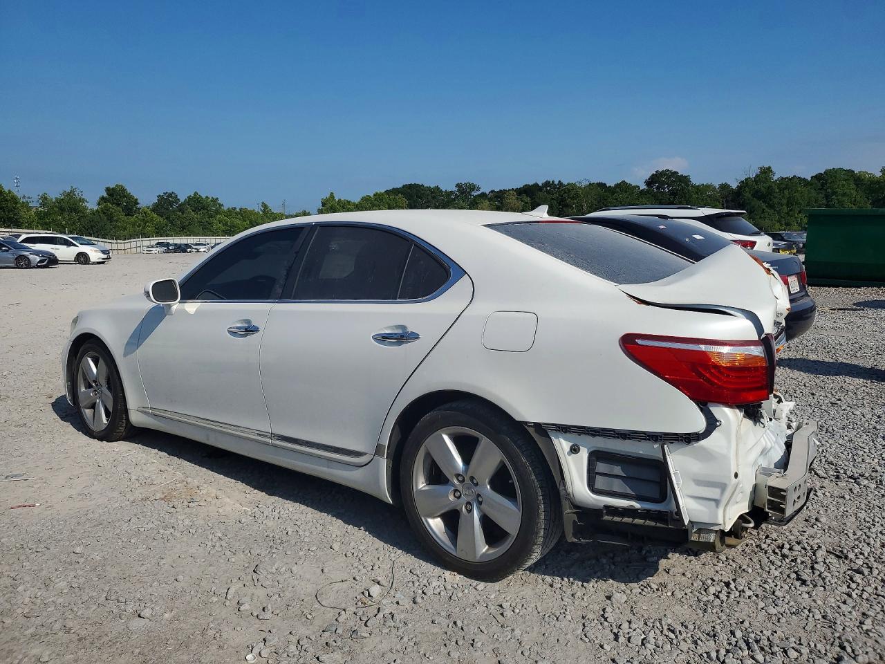 2010 Lexus Ls 460 White vin: JTHBL5EF5A5098214