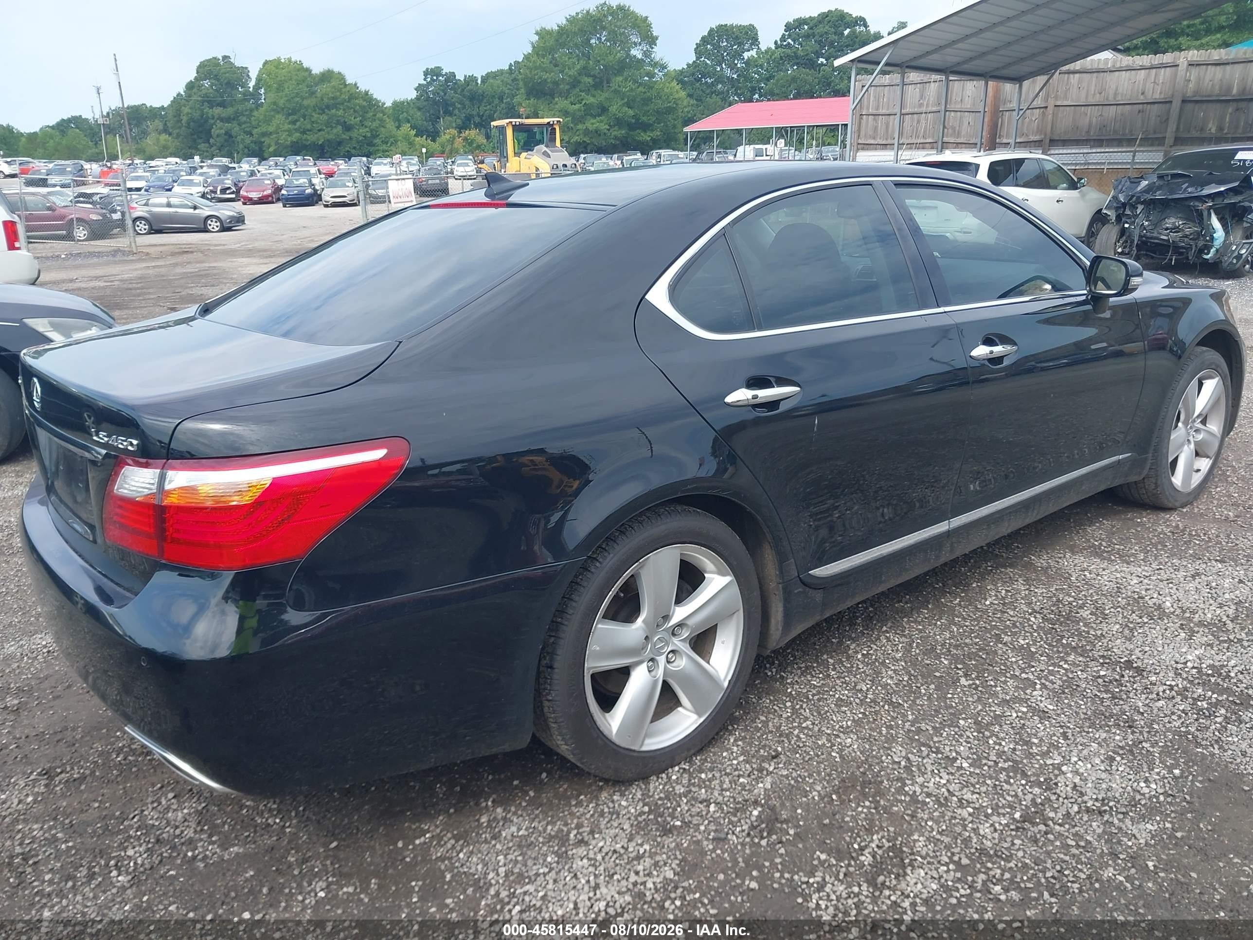 2010 Lexus Ls 460   Black vin: JTHBL5EF5A5099167