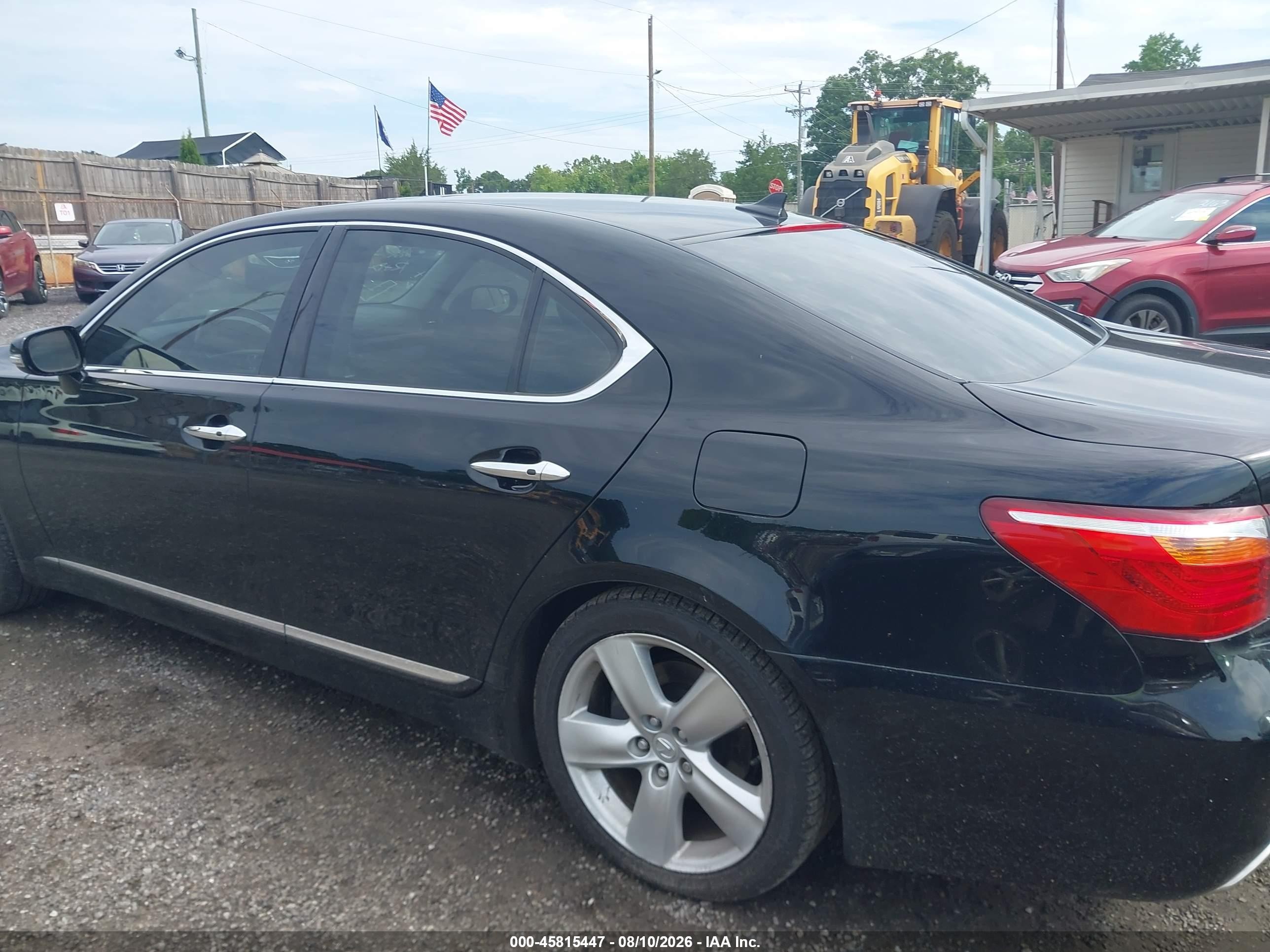 2010 Lexus Ls 460   Black vin: JTHBL5EF5A5099167