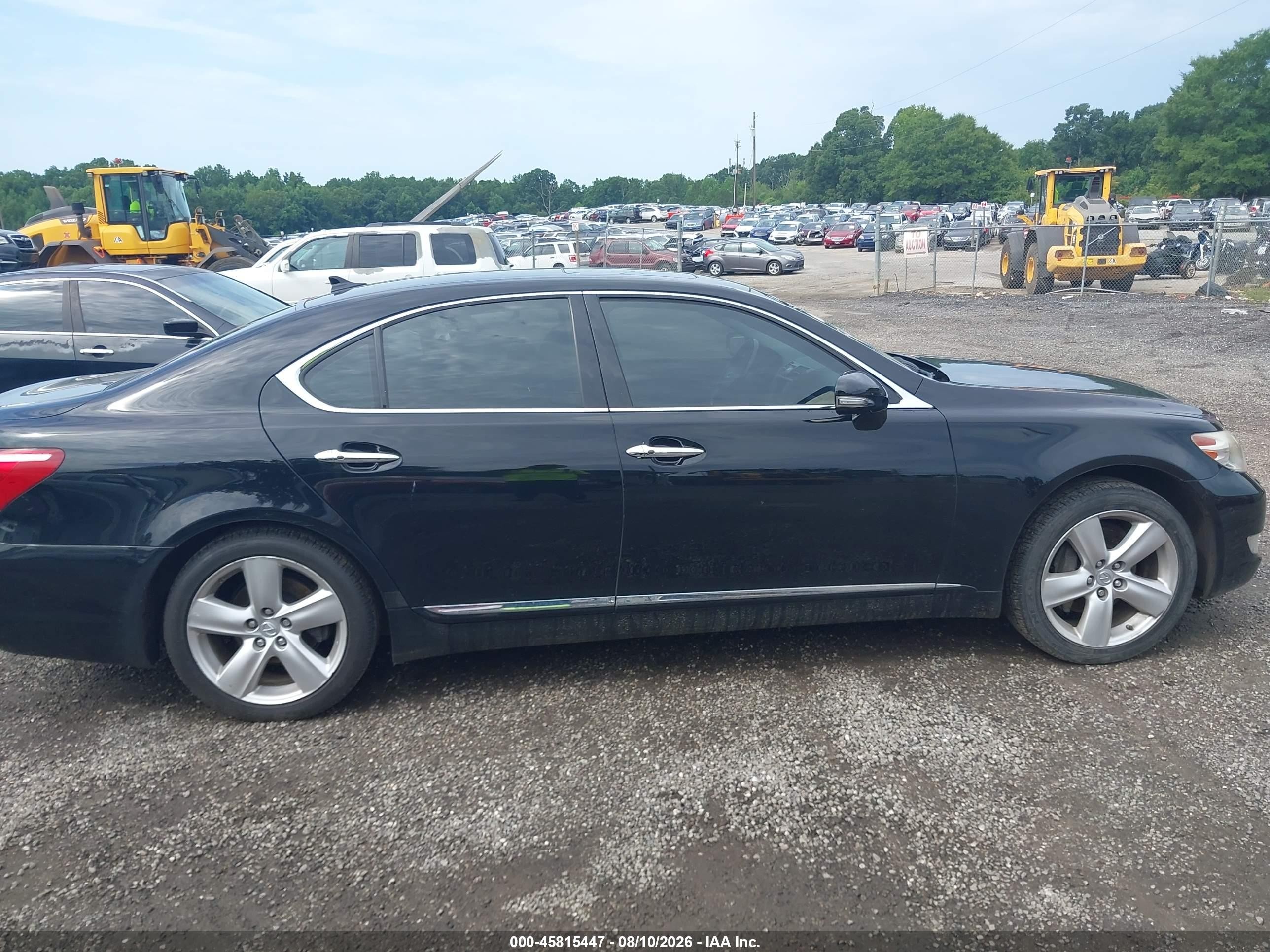 2010 Lexus Ls 460   Black vin: JTHBL5EF5A5099167