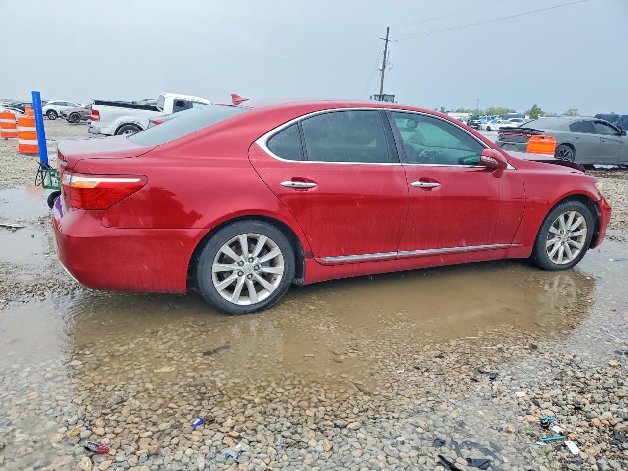 2012 Lexus Ls 460 Burgundy vin: JTHBL5EF5C5112776