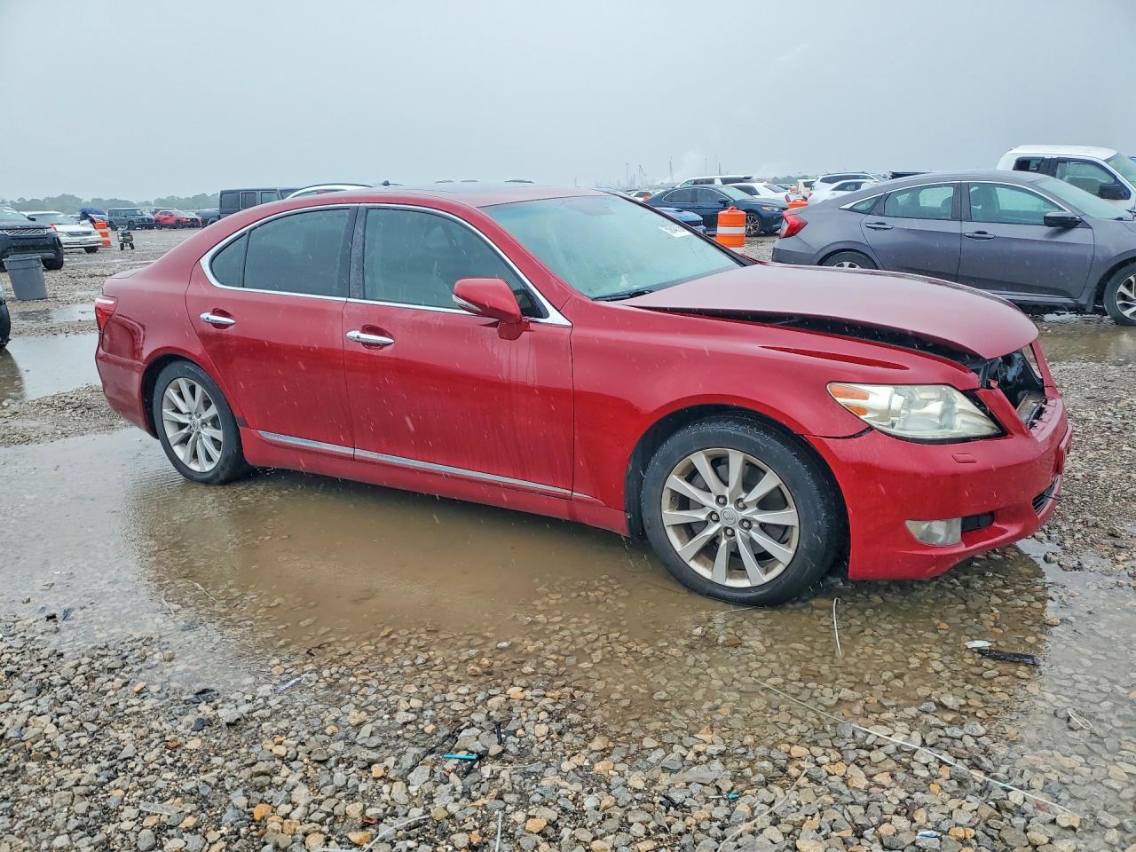 2012 Lexus Ls 460 Burgundy vin: JTHBL5EF5C5112776