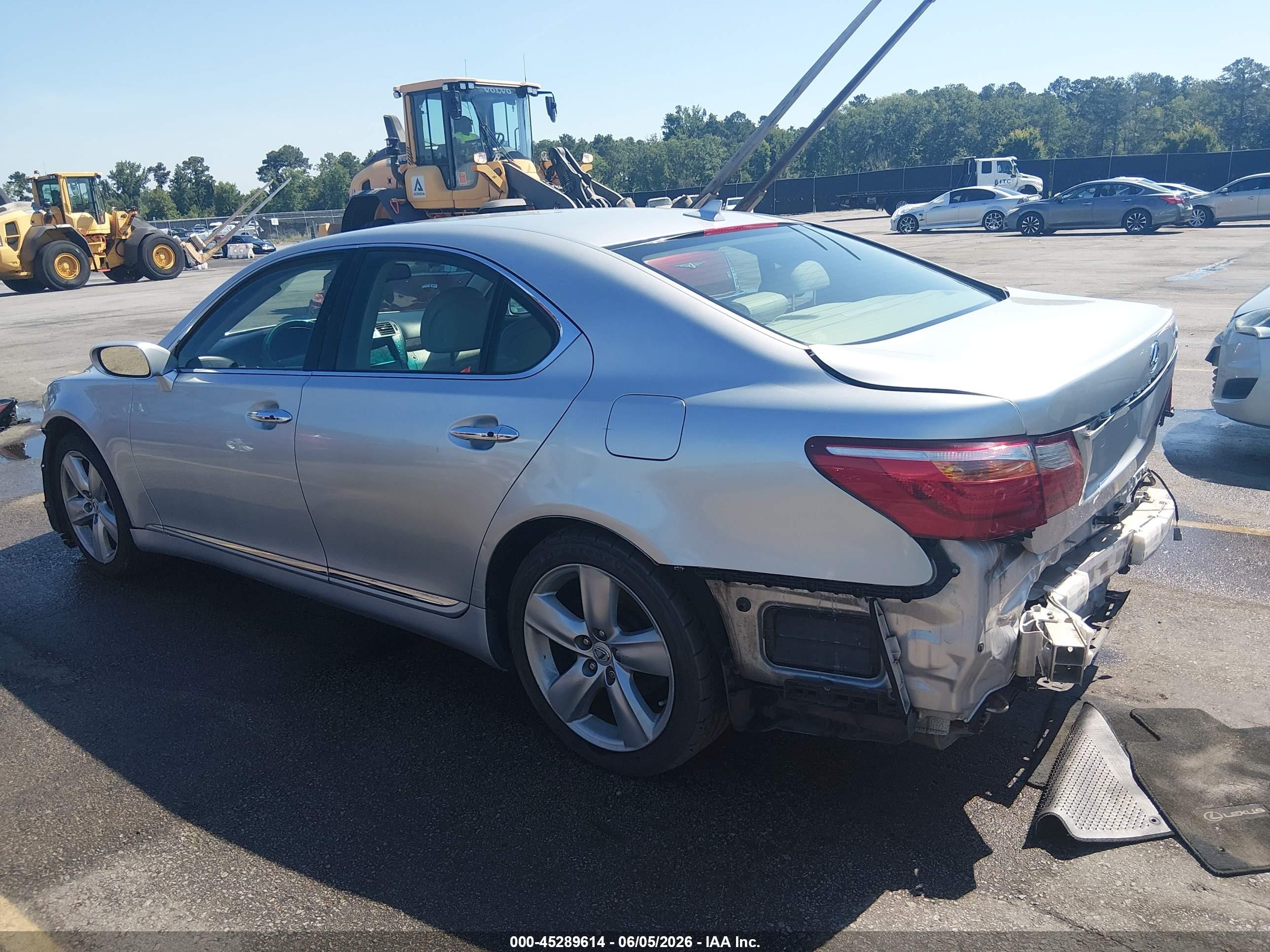 2012 Lexus Ls 460 Silver vin: JTHBL5EF5C5112924