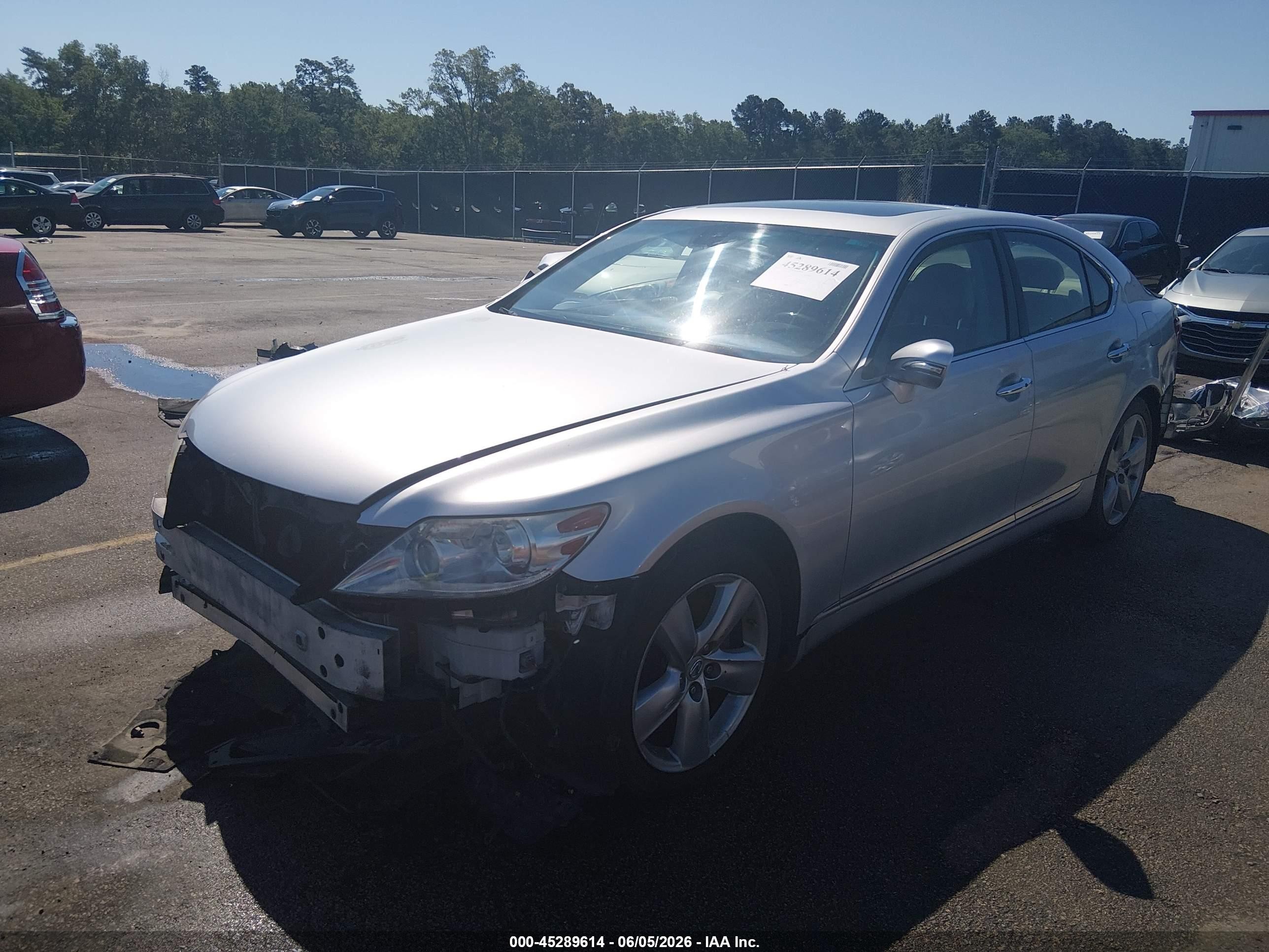 2012 Lexus Ls 460 Silver vin: JTHBL5EF5C5112924