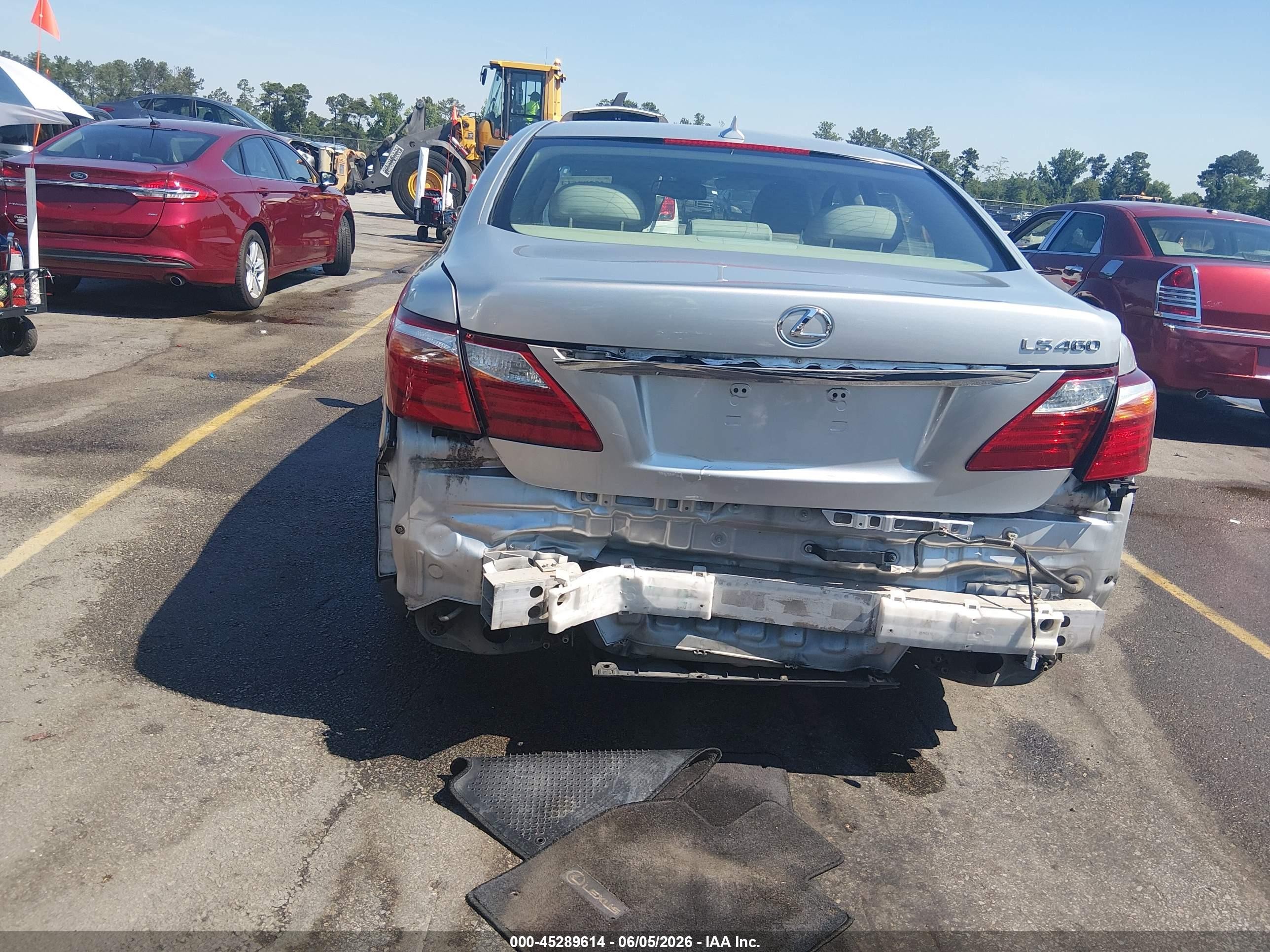2012 Lexus Ls 460 Silver vin: JTHBL5EF5C5112924