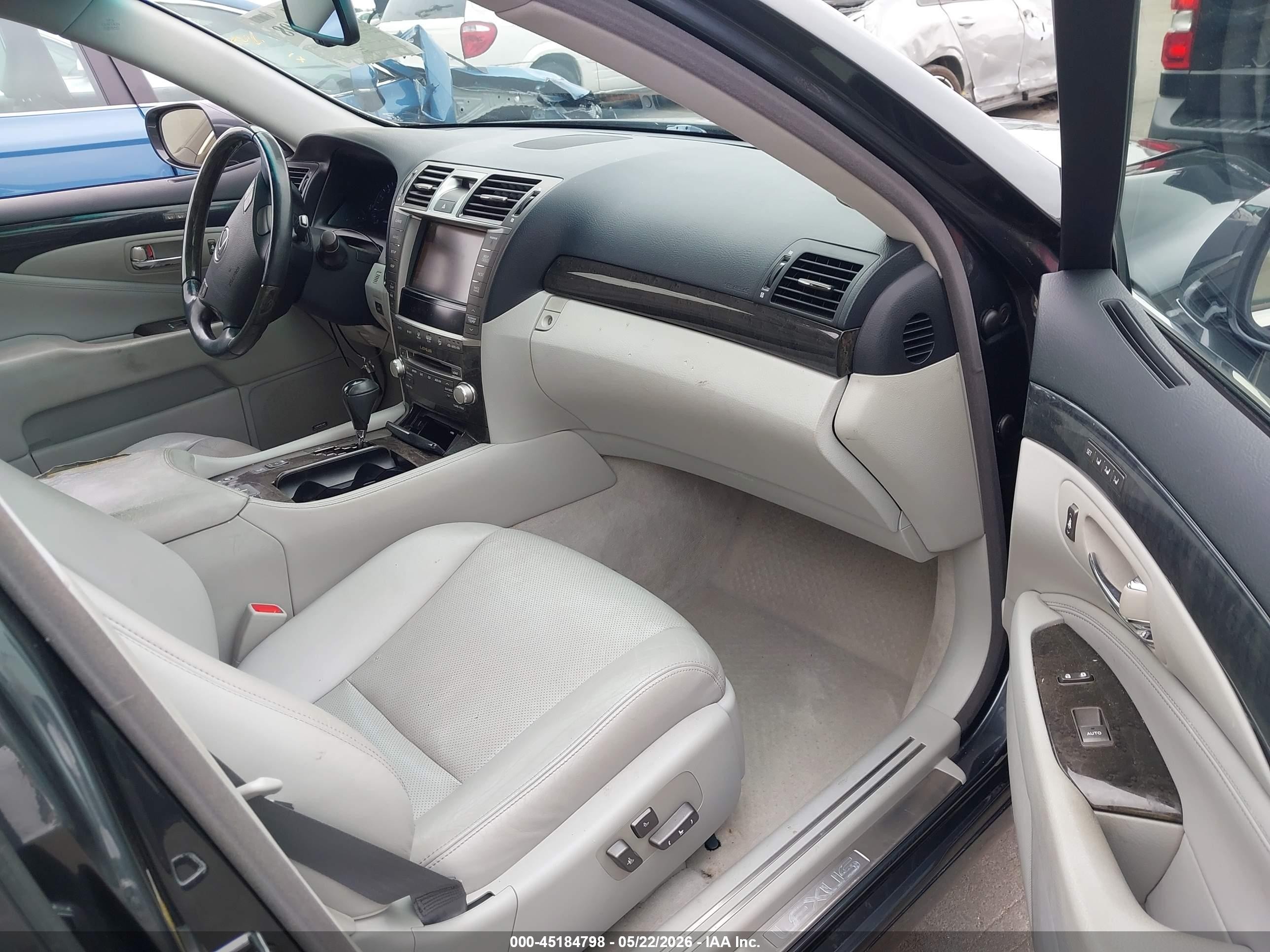 2011 Lexus Ls 460   Gray vin: JTHBL5EF6B5106659