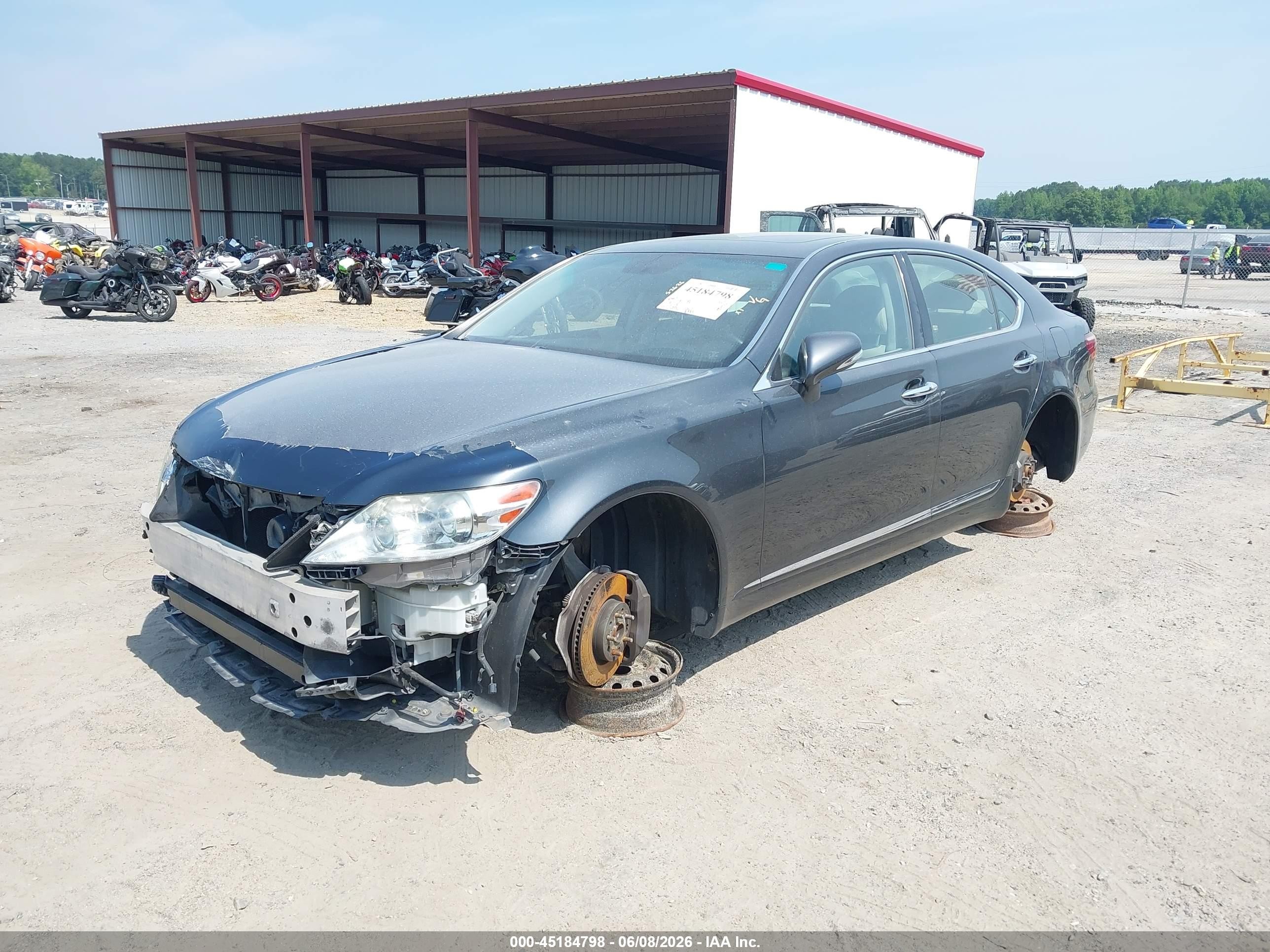 2011 Lexus Ls 460   Gray vin: JTHBL5EF6B5106659