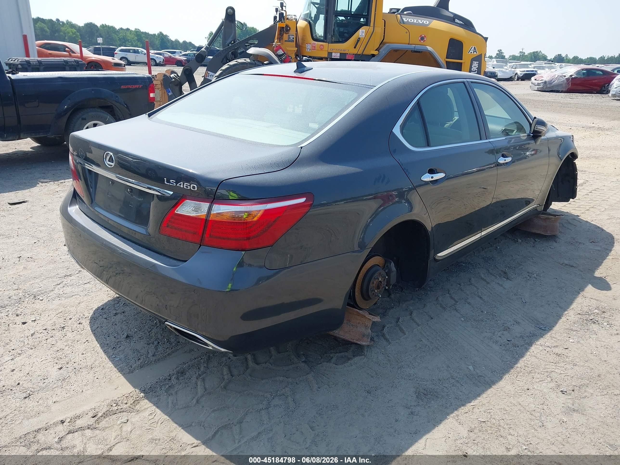 2011 Lexus Ls 460   Gray vin: JTHBL5EF6B5106659