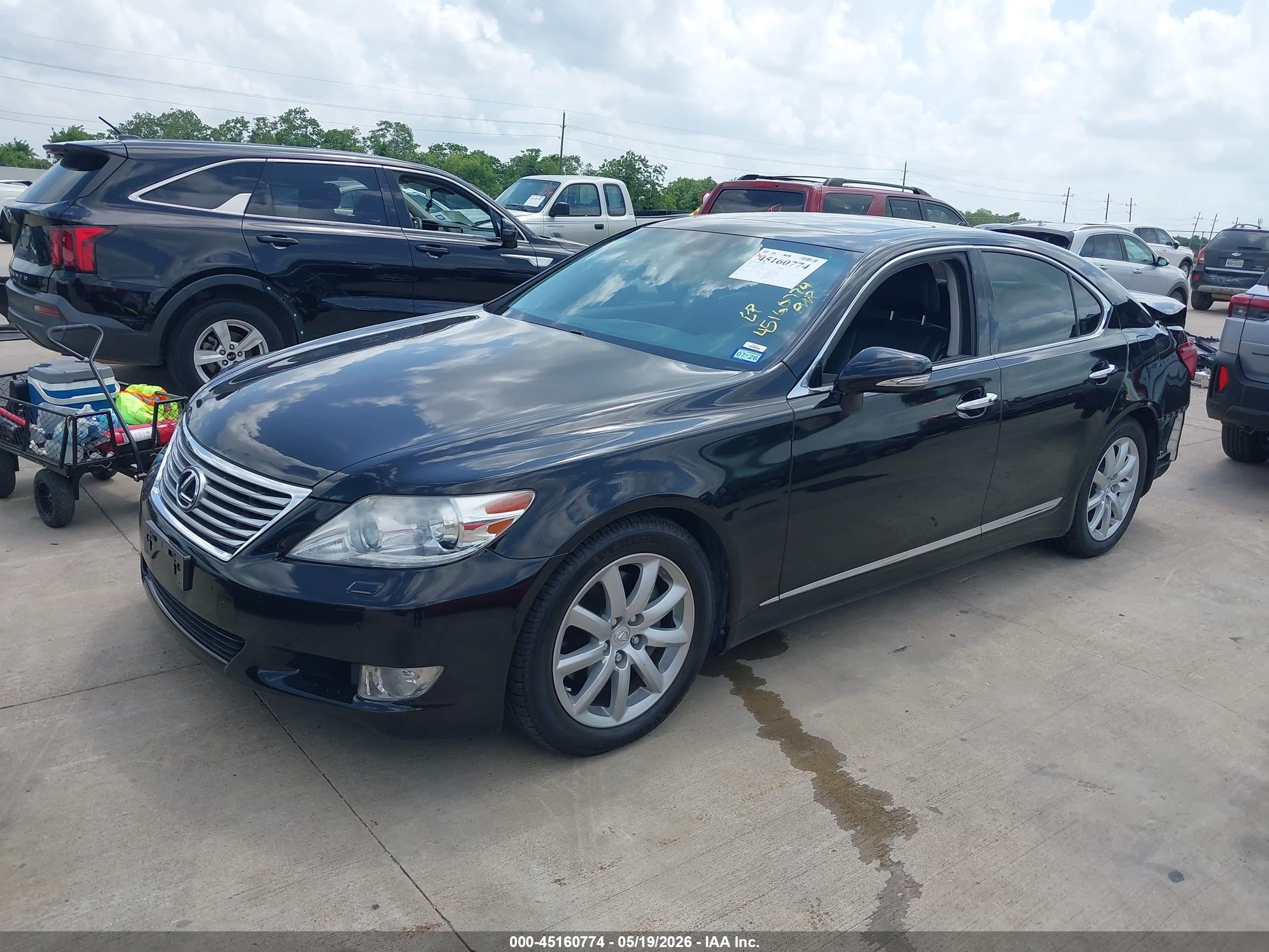 2012 Lexus Ls 460   Black vin: JTHBL5EF6C5111460